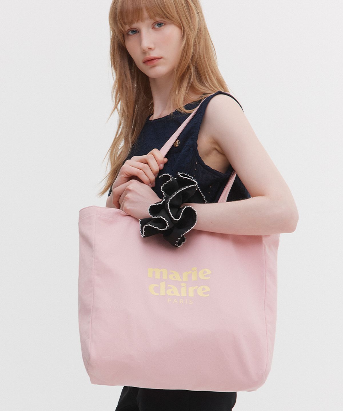 마리끌레르(MARIE CLAIRE) 에센셜 로고 코튼백(MAGBBG06M)