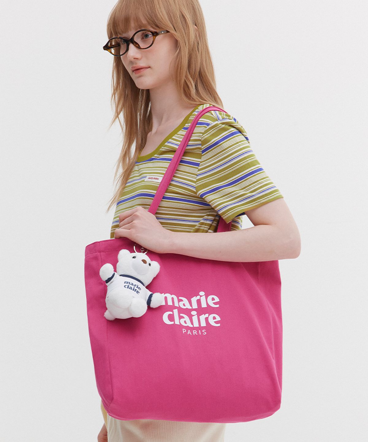 마리끌레르(MARIE CLAIRE) 에센셜 로고 코튼백(MAGBBG06M)