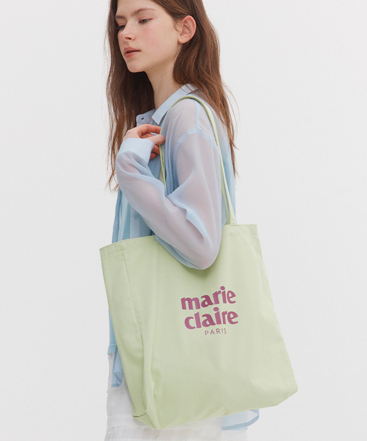 마리끌레르(MARIE CLAIRE) 에센셜 로고 코튼백(MAGBBG06M)