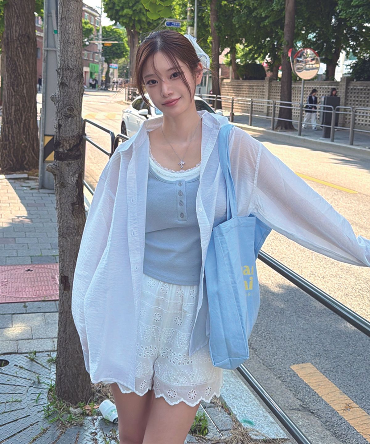 마리끌레르(MARIE CLAIRE) 에센셜 로고 코튼백(MAGBBG06M)