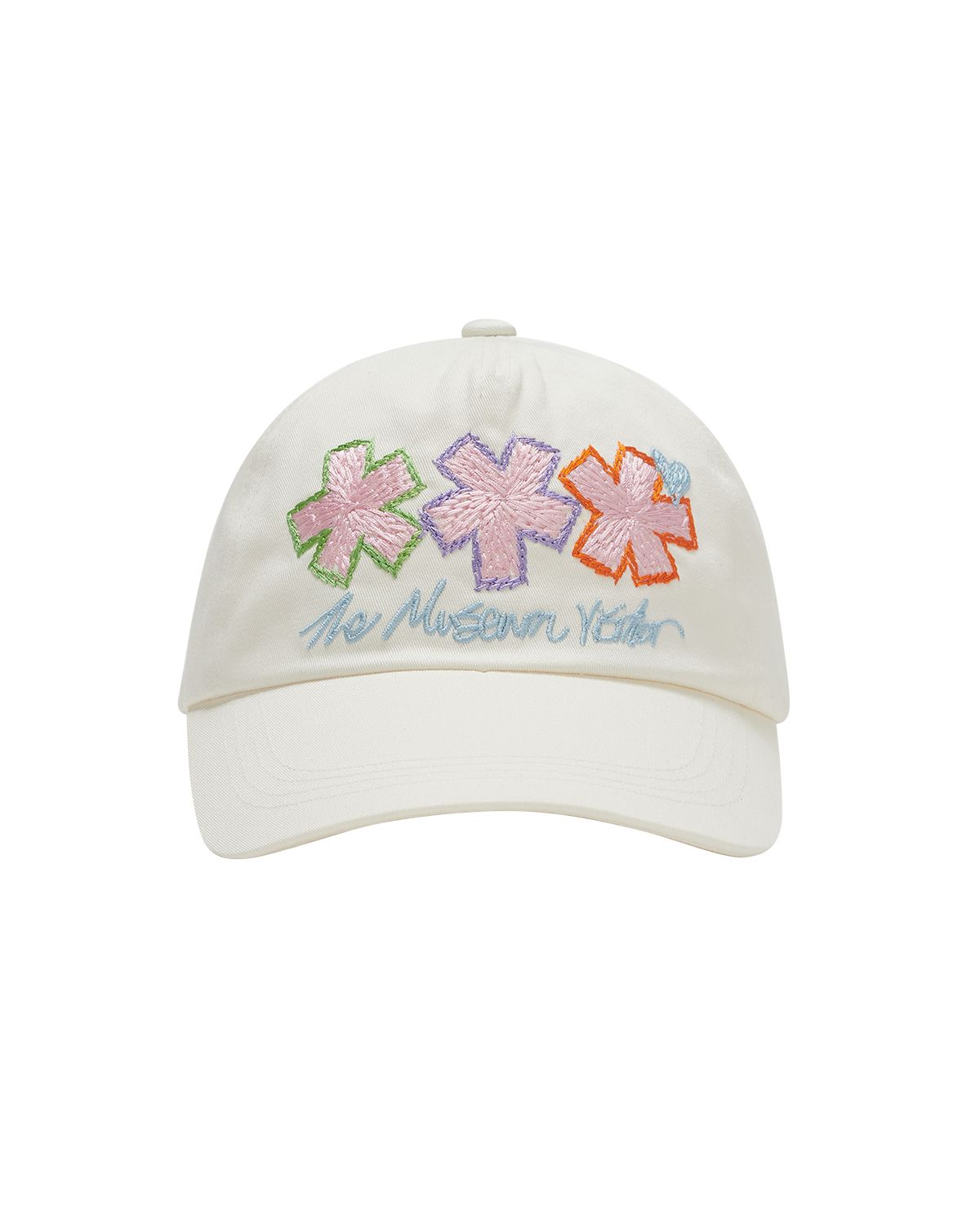 더뮤지엄비지터(THEMUSEUMVISITOR) ASTERISK MUSEUM BALL CAP (IVORY)