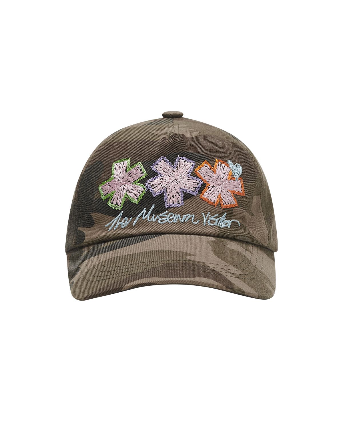 더뮤지엄비지터(THEMUSEUMVISITOR) ASTERISK MUSEUM BALL CAP (CAMO)
