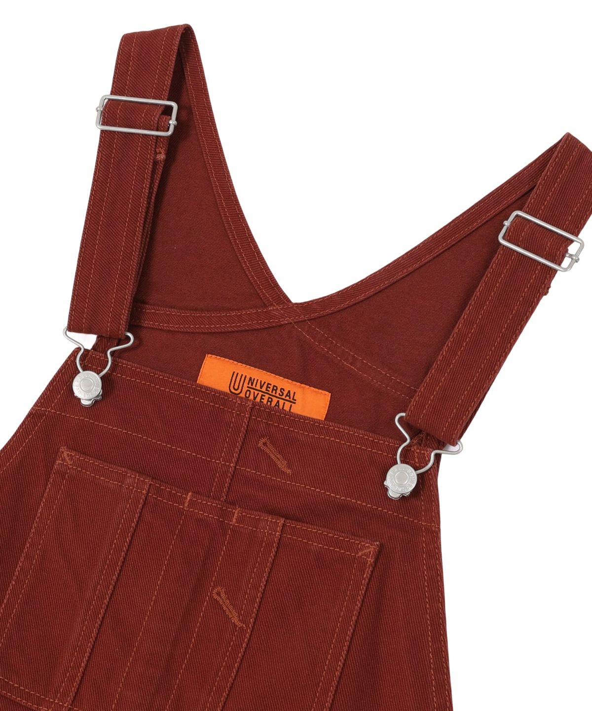 유니버셜 오버롤(UNIVERSAL OVERALL) WORKERS OVERALL SHORTS BURGUNDY
