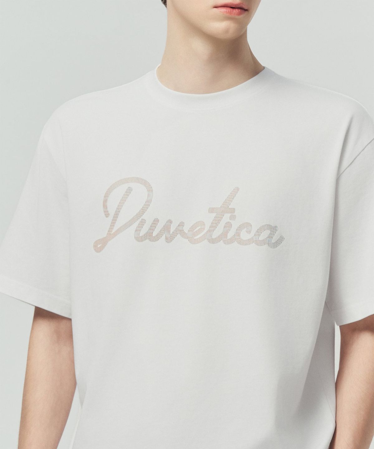 듀베티카(DUVETICA) 모이아노(라이트 아이보리)(남성 반팔티셔츠)