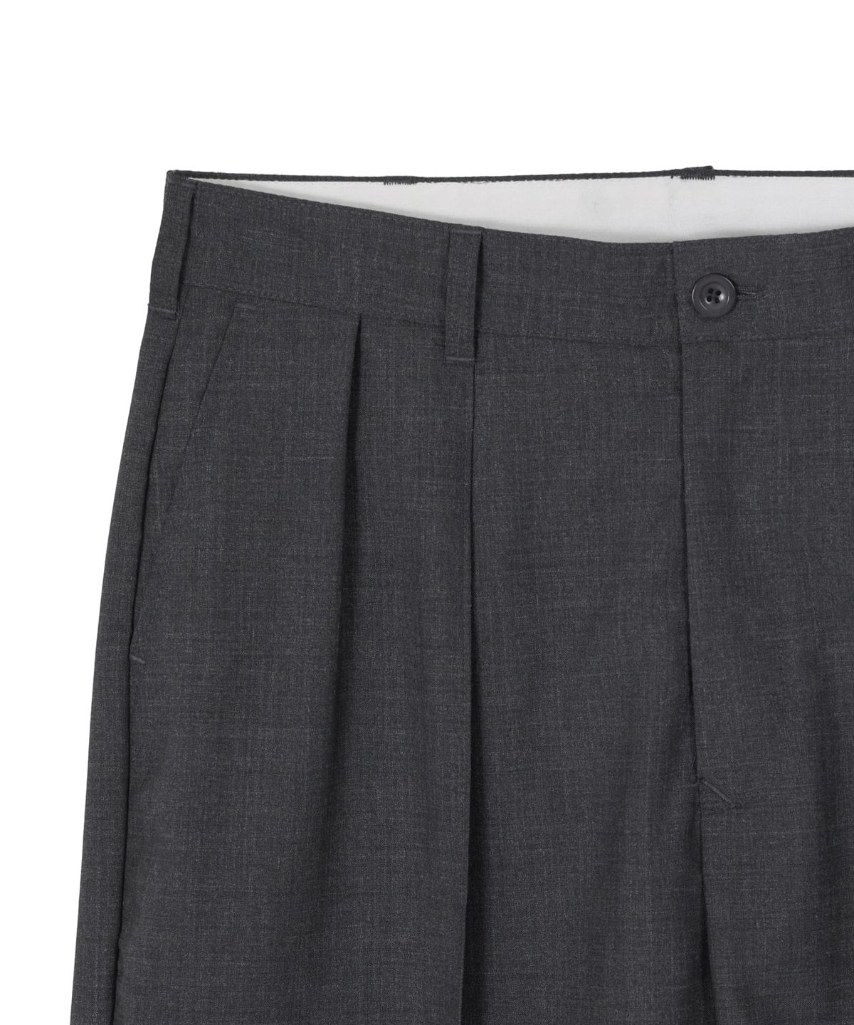 유니버셜 오버롤(UNIVERSAL OVERALL) GARCONS WOOL SHORTS GREY