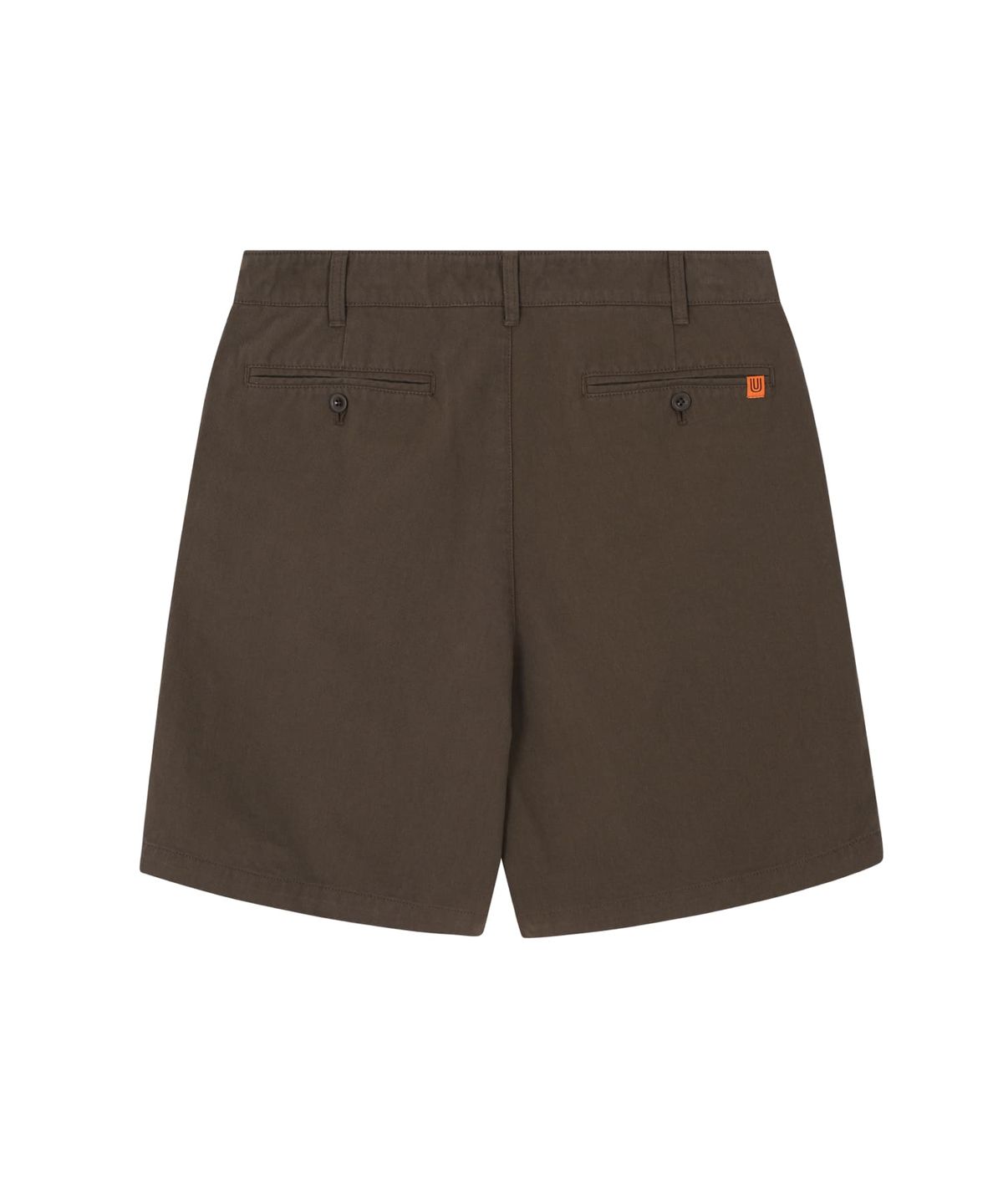 유니버셜 오버롤(UNIVERSAL OVERALL) TWO TUCK WORK SHORTS BROWN