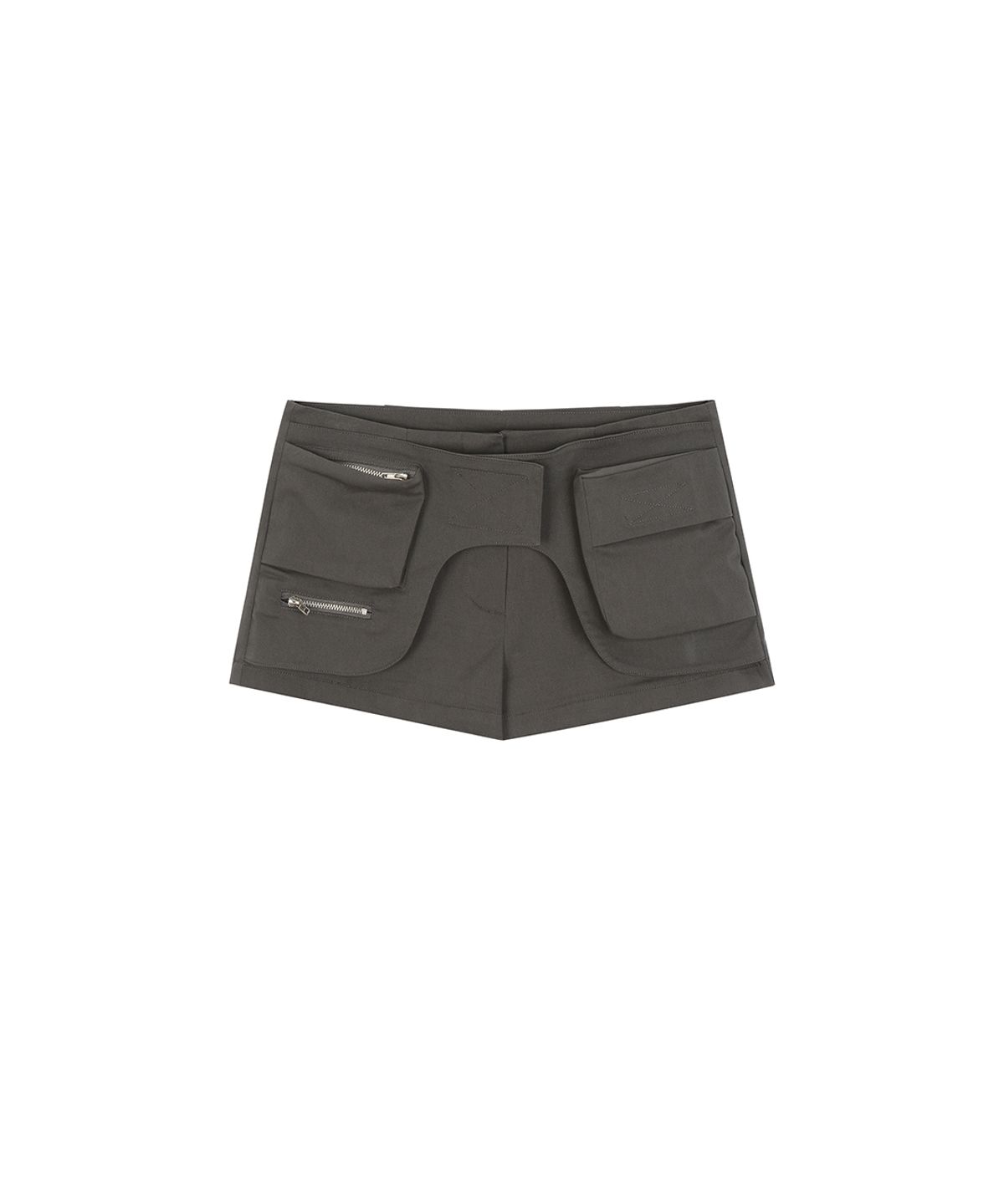 사일프레이(41PRAY) Multi-Pocket Utility  Shorts / Dark grey