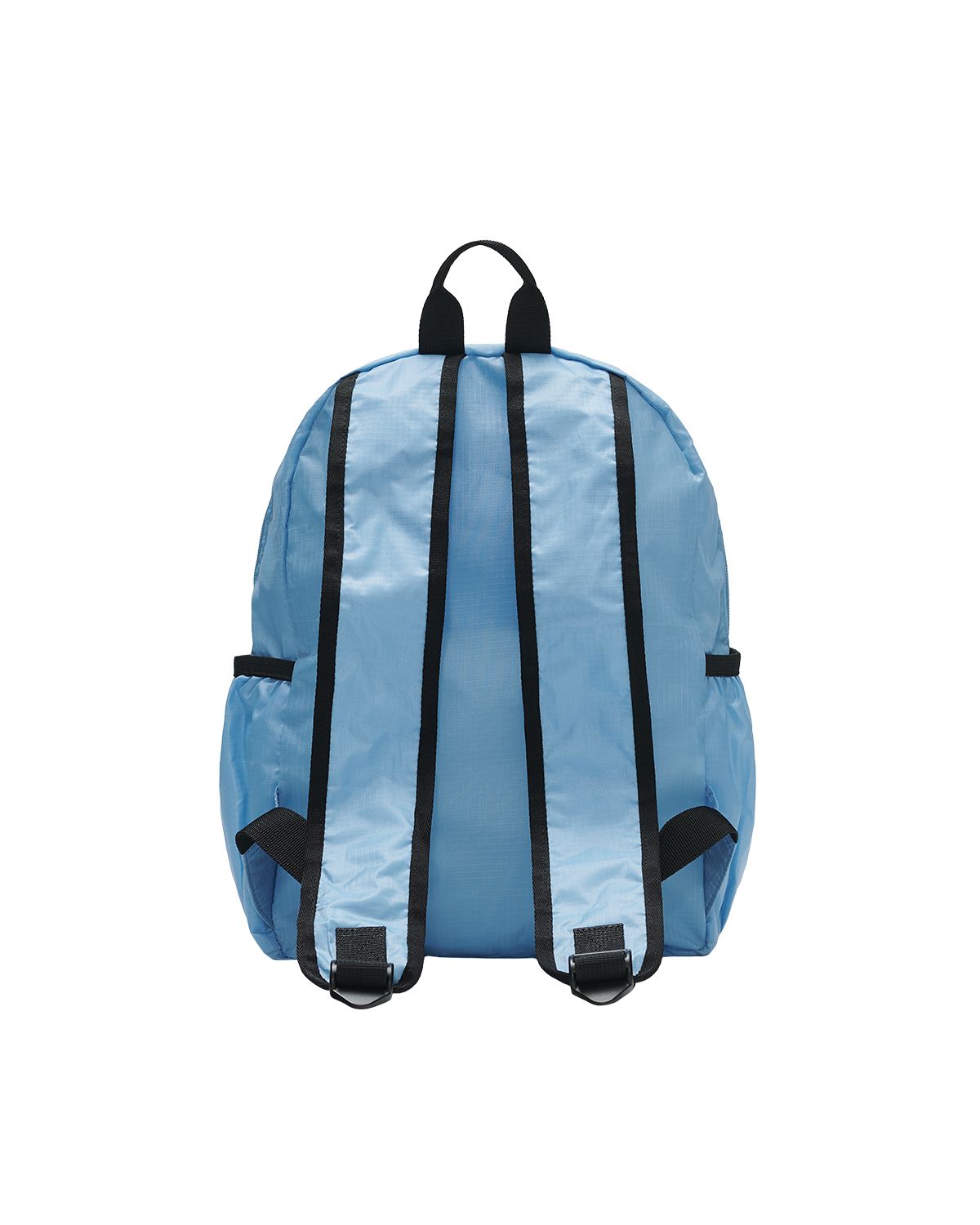 더뮤지엄비지터(THEMUSEUMVISITOR) PACKABLE LOGO BACKPACK (SKY BLUE)