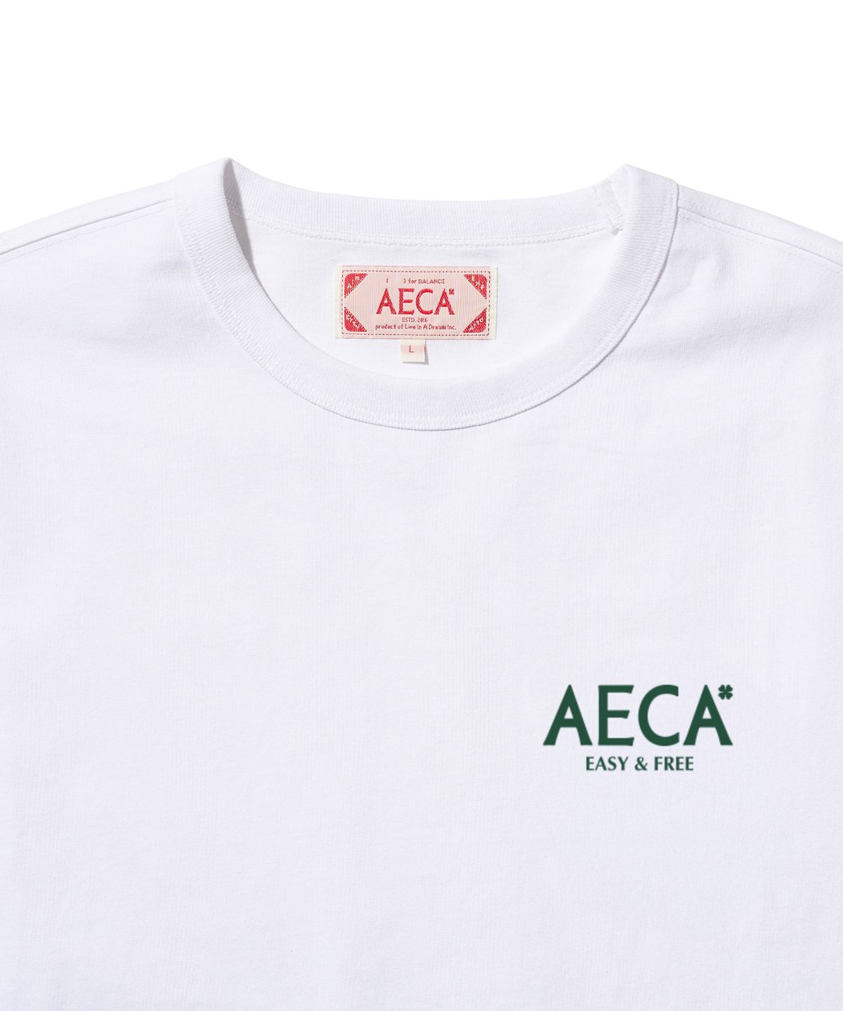 에이카화이트(AECA) (Woman) AECA SIGNATURE TEE-WHITE