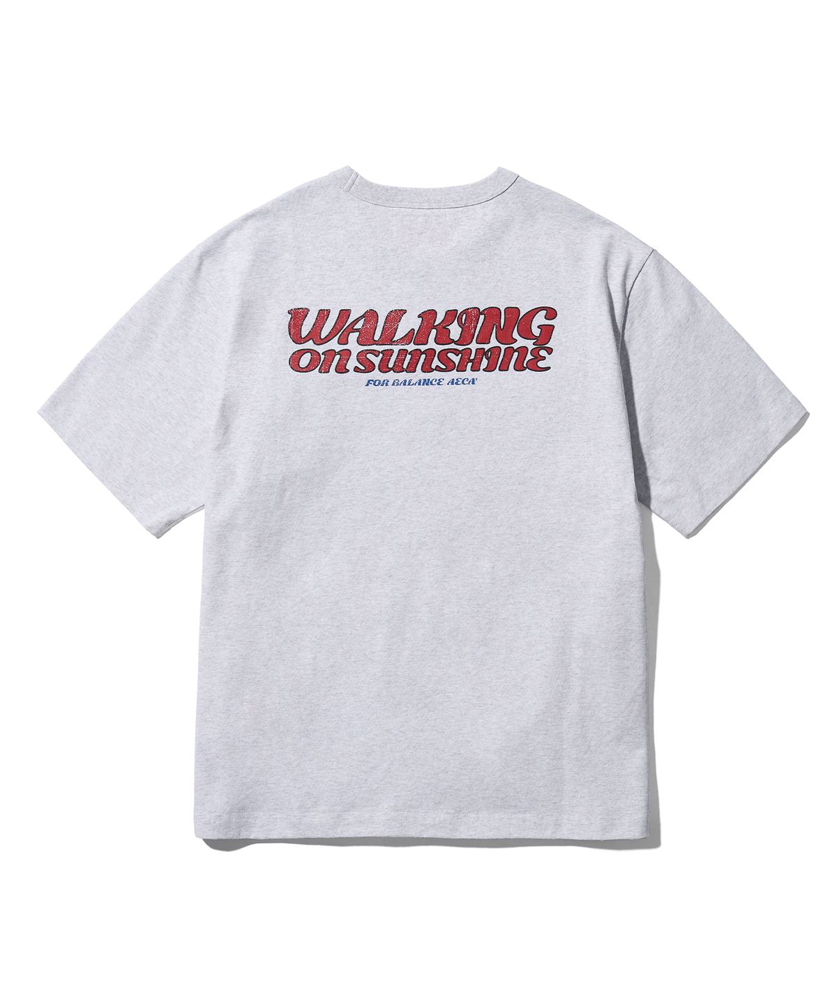에이카화이트(AECA) (Woman) WALKING ON SUNSHINE HALF SLEEVE-LIGHT GREY