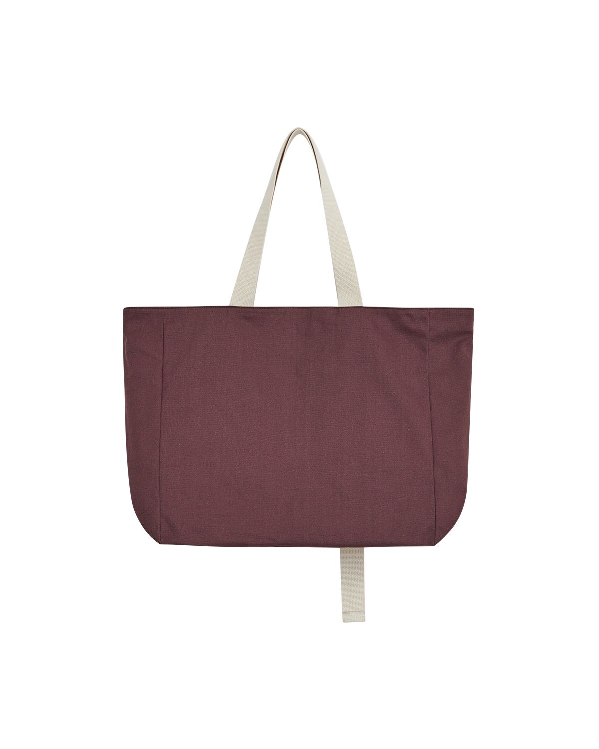 더뮤지엄비지터(THEMUSEUMVISITOR) ART STRAP BIG TOTE BAG (PURPLE)