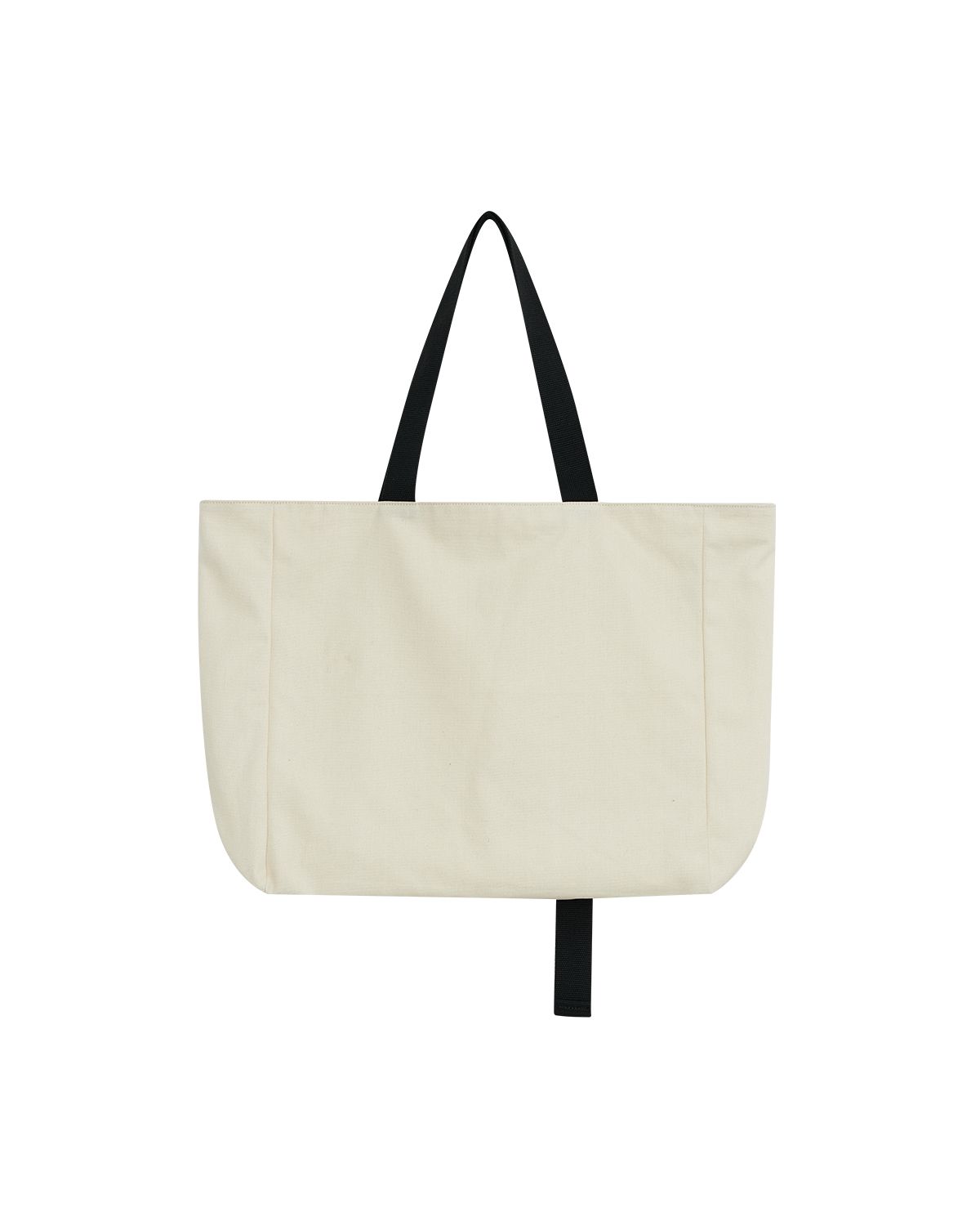 더뮤지엄비지터(THEMUSEUMVISITOR) ART STRAP BIG TOTE BAG (IVORY)