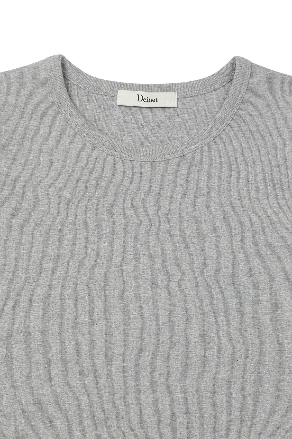 다이닛(DEINET) NAPOLEONS T-SHIRT IN MELANGE GREY