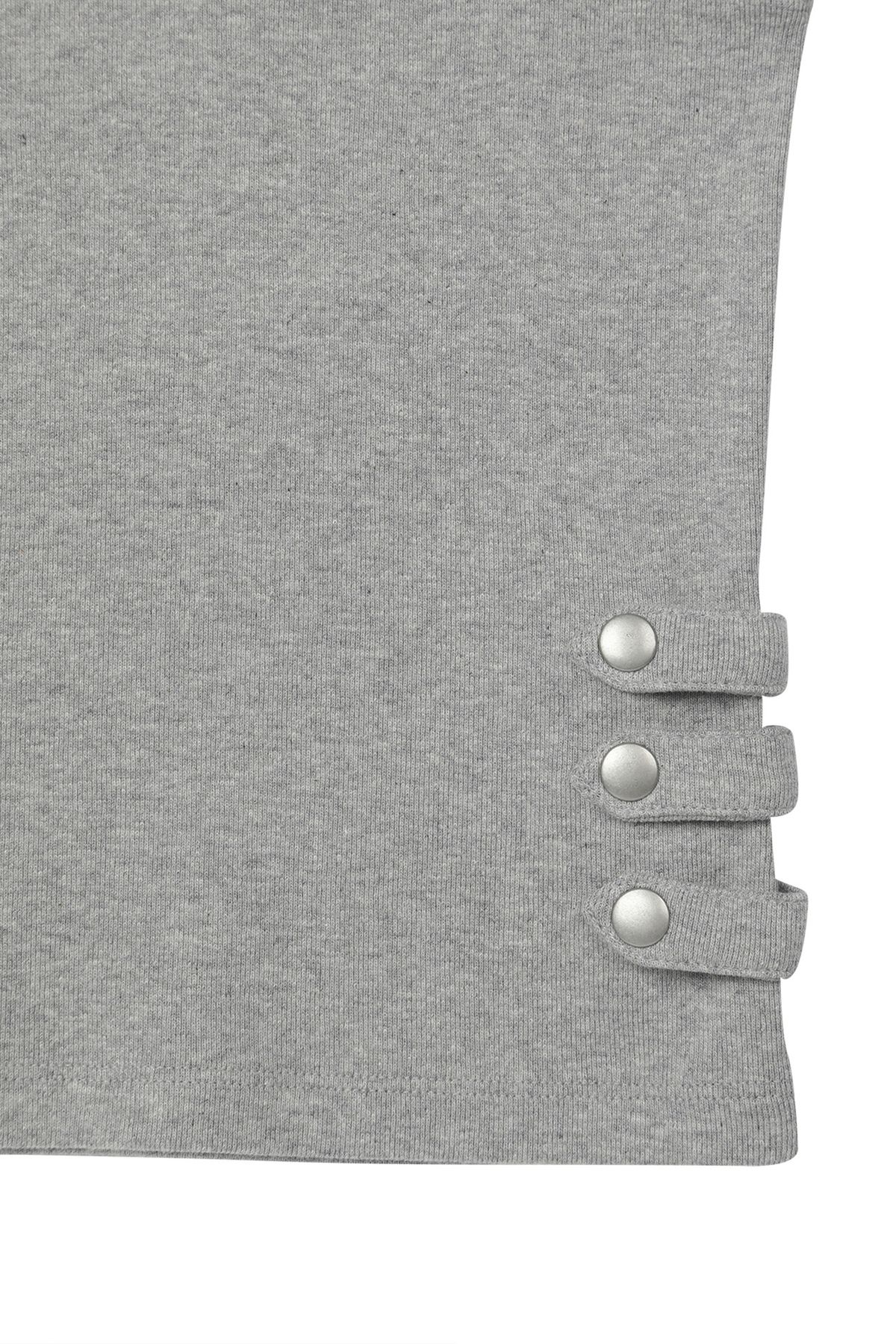 다이닛(DEINET) NAPOLEONS T-SHIRT IN MELANGE GREY