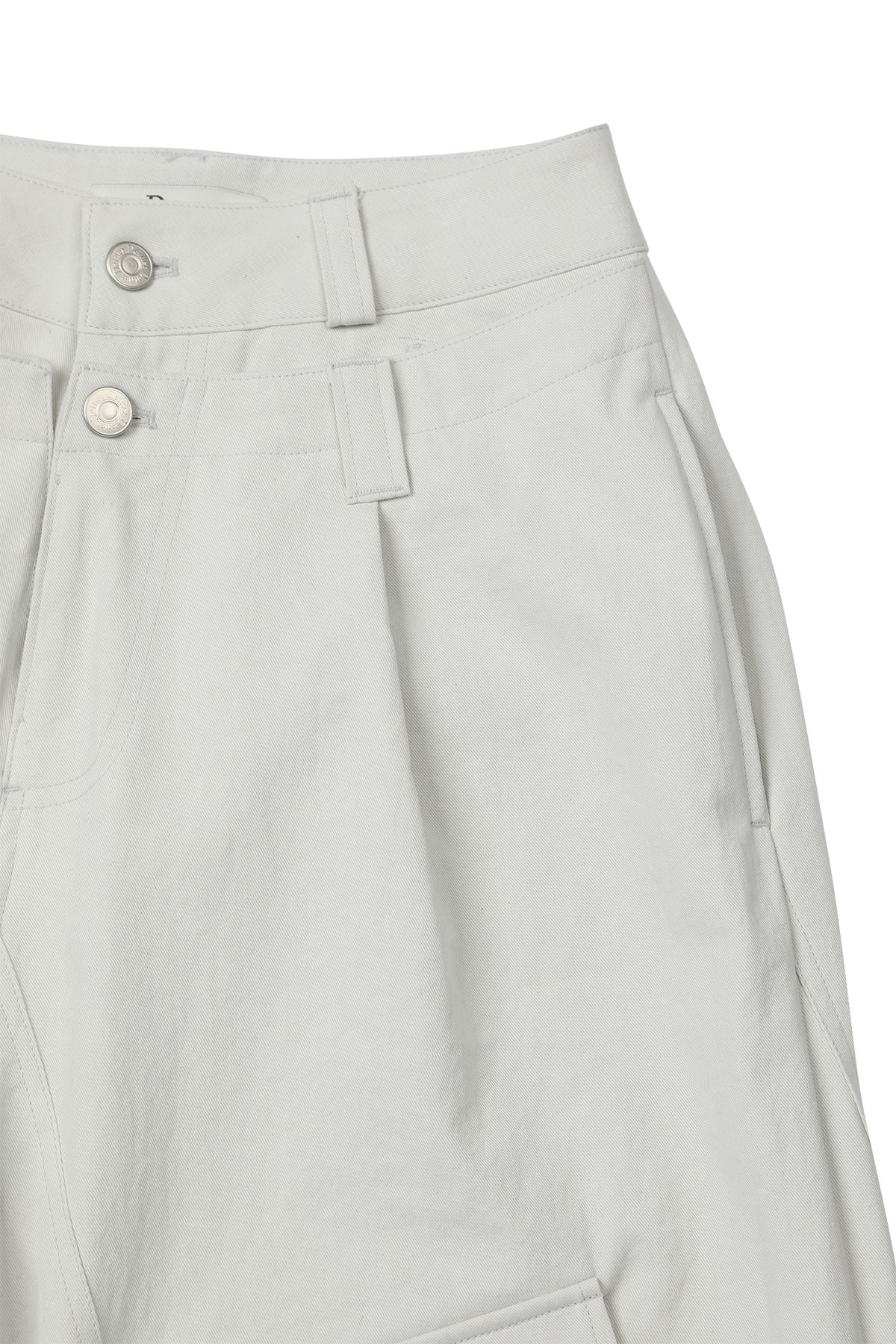 다이닛(DEINET) WASHING CARGO DOUBLE PANTS IN IVORY