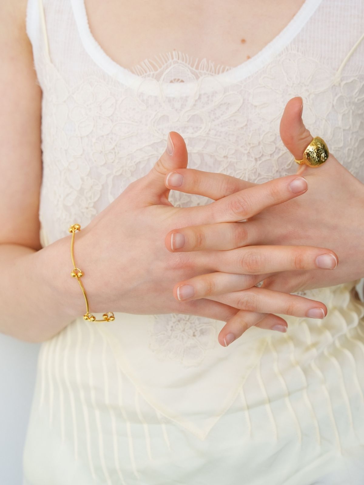 러브미몬스터(LOVE ME MONSTER) Two Ball Link Chain Bracelet (L261MBC070)