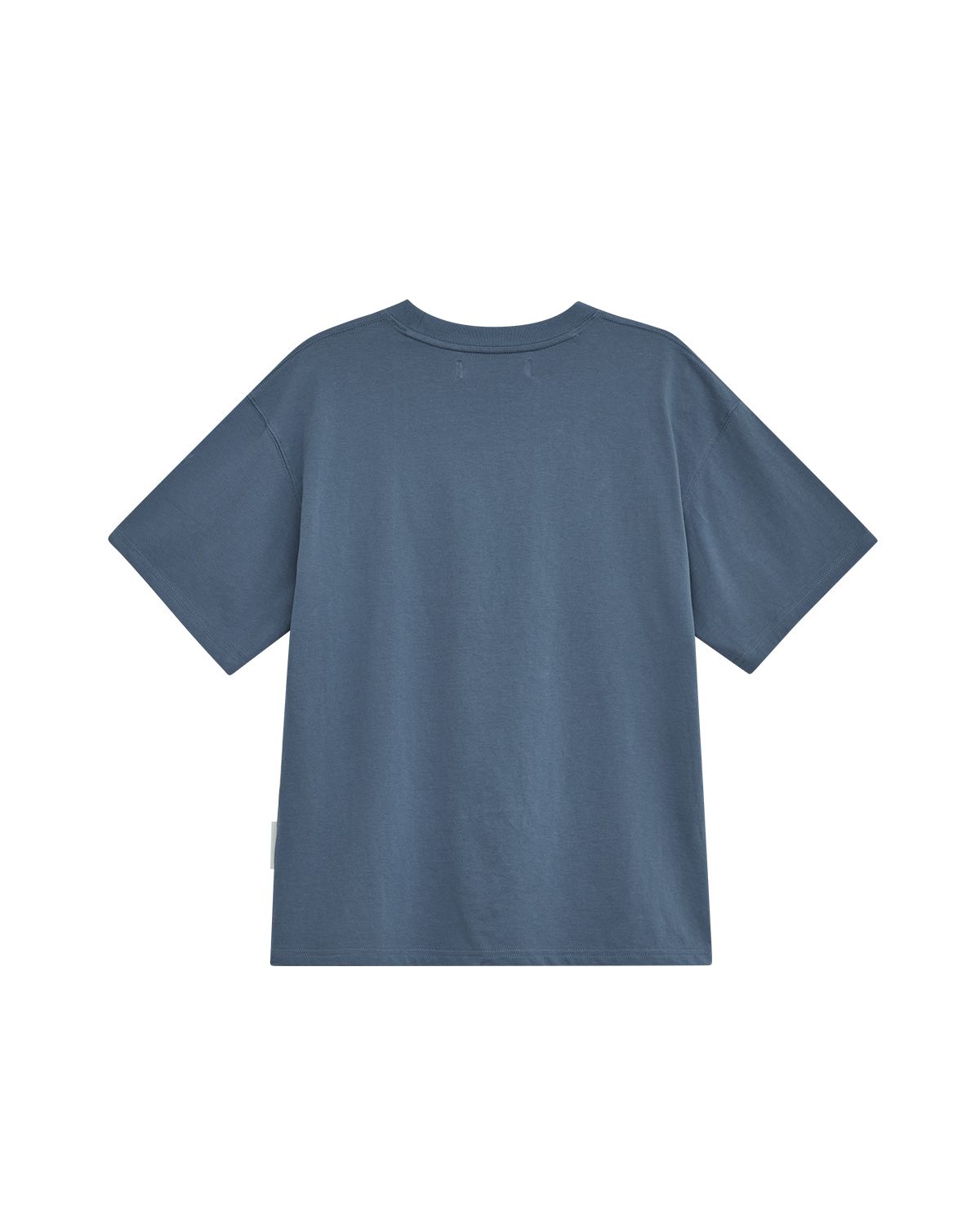 더뮤지엄비지터(THEMUSEUMVISITOR) FLAG DOODLE T-SHIRT (DEEP BLUE)
