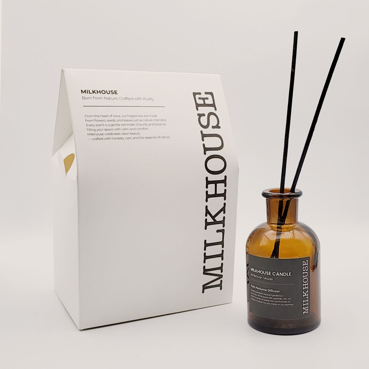 밀크하우스캔들(MILK HOUSE CANDLE) 디퓨저 썬 키스드 피오니_밤쉘향 100ml