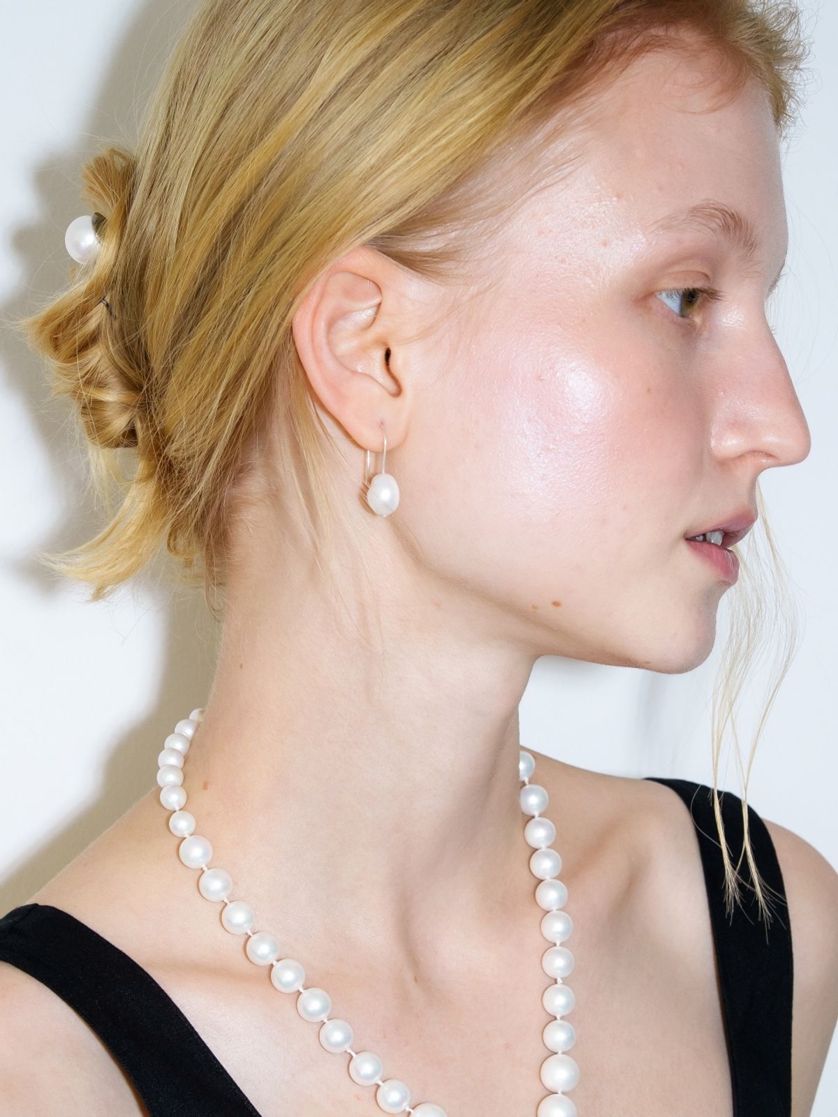 러브미몬스터(LOVE ME MONSTER) Natural Gem Hook Earrings_2COL (L261MER040)