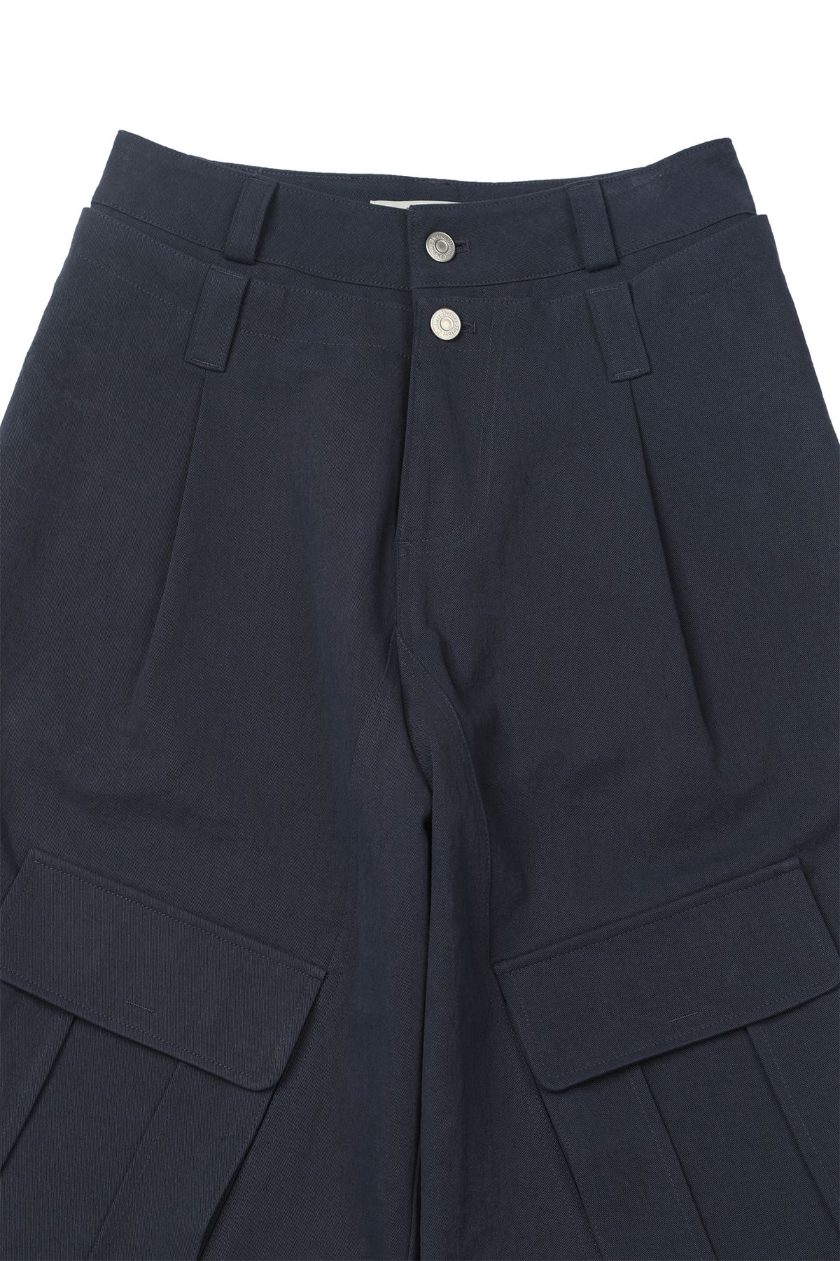 다이닛(DEINET) WASHING CARGO DOUBLE PANTS IN NAVY