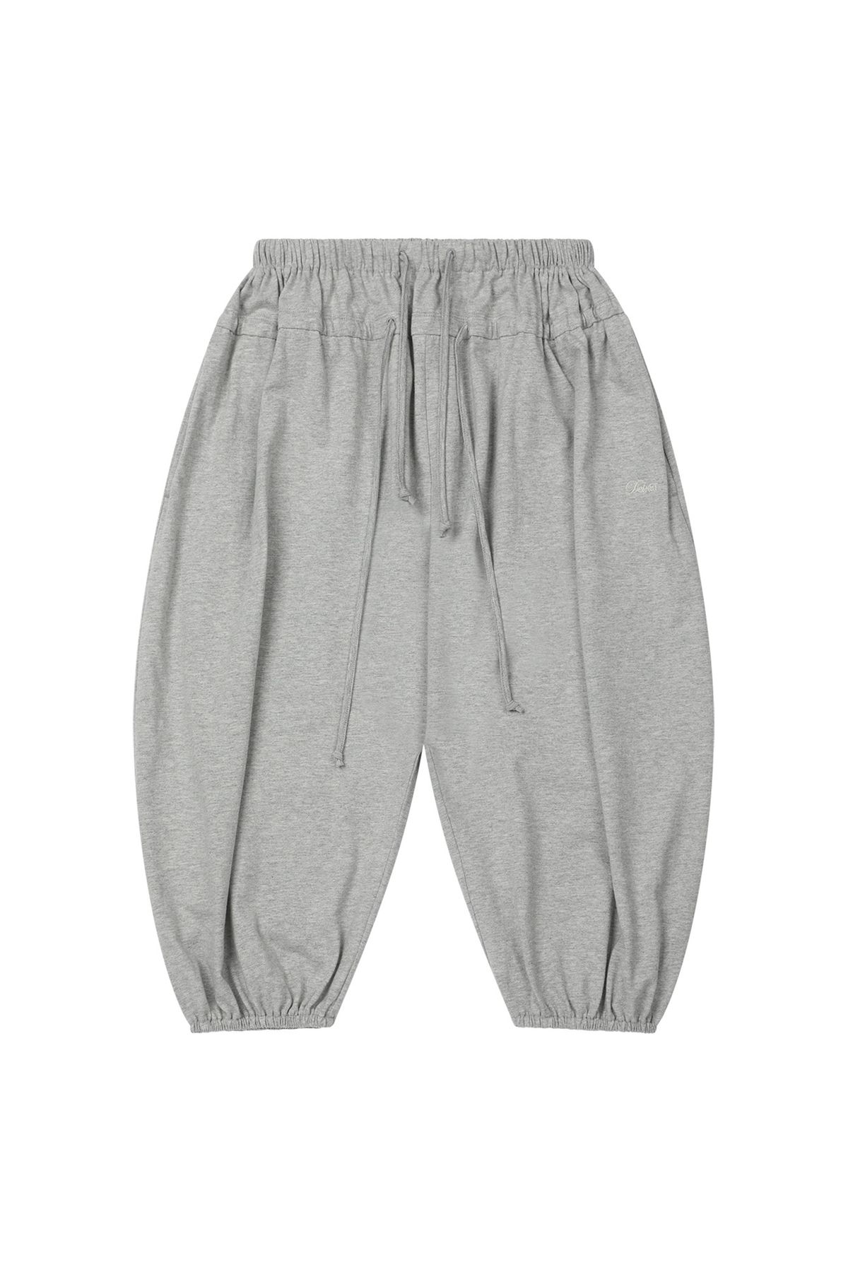 다이닛(DEINET) BALLOON SWEAT PANTS IN MELANGE GREY
