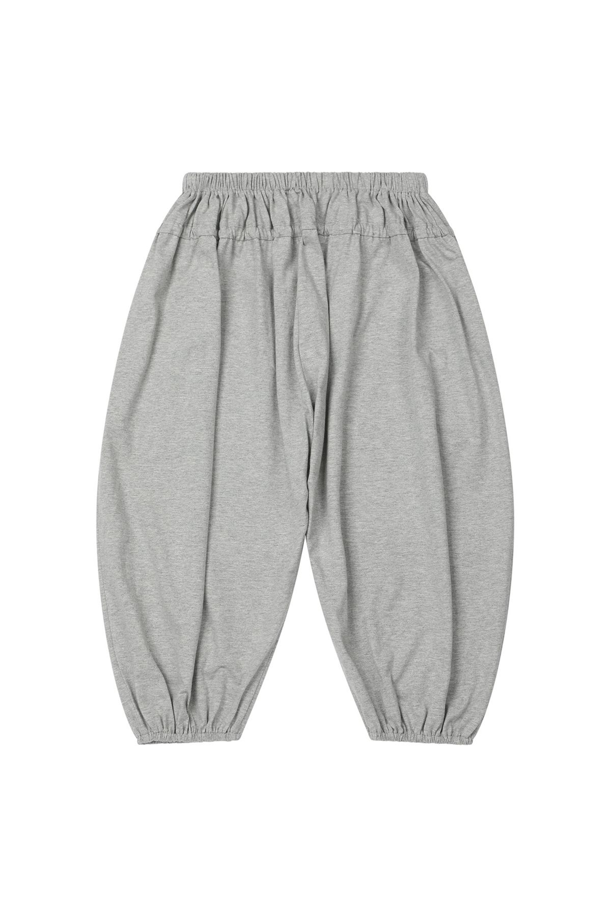 다이닛(DEINET) BALLOON SWEAT PANTS IN MELANGE GREY