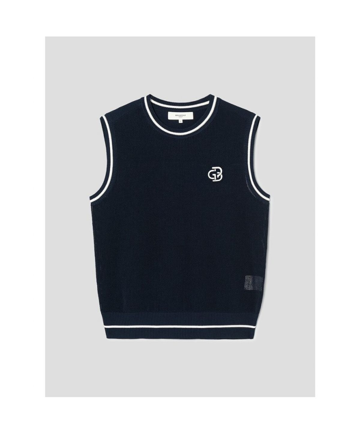빈폴골프(BEANPOLE GOLF) 여성 스카시 니트 베스트 - 네이비