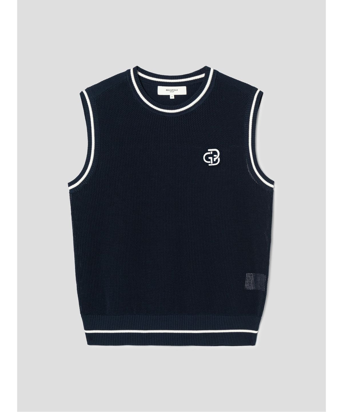 빈폴골프(BEANPOLE GOLF) 여성 스카시 니트 베스트 - 네이비
