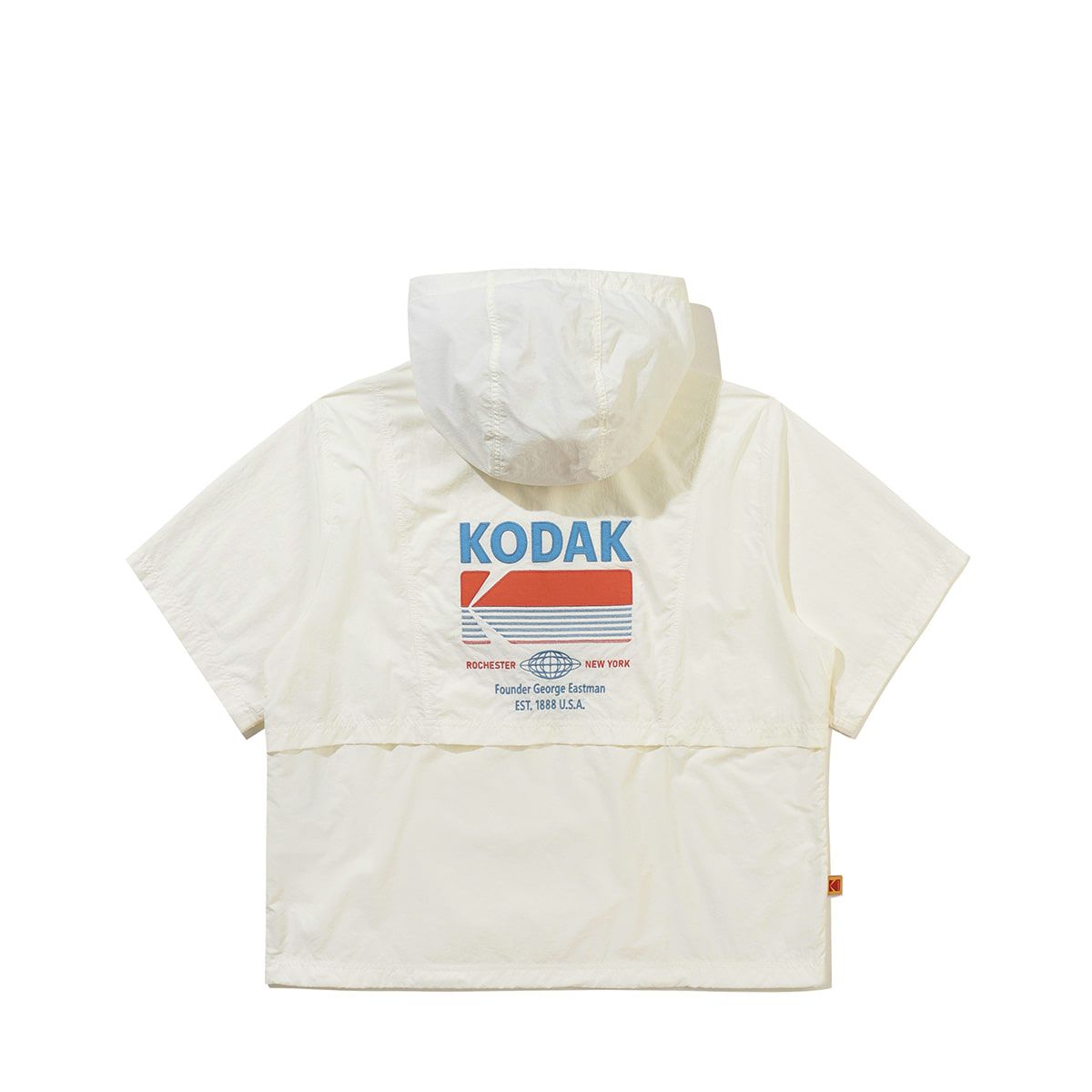 코닥(KODAK) 브리즈팝 쿨 반팔 후드 아노락 우먼 IVORY