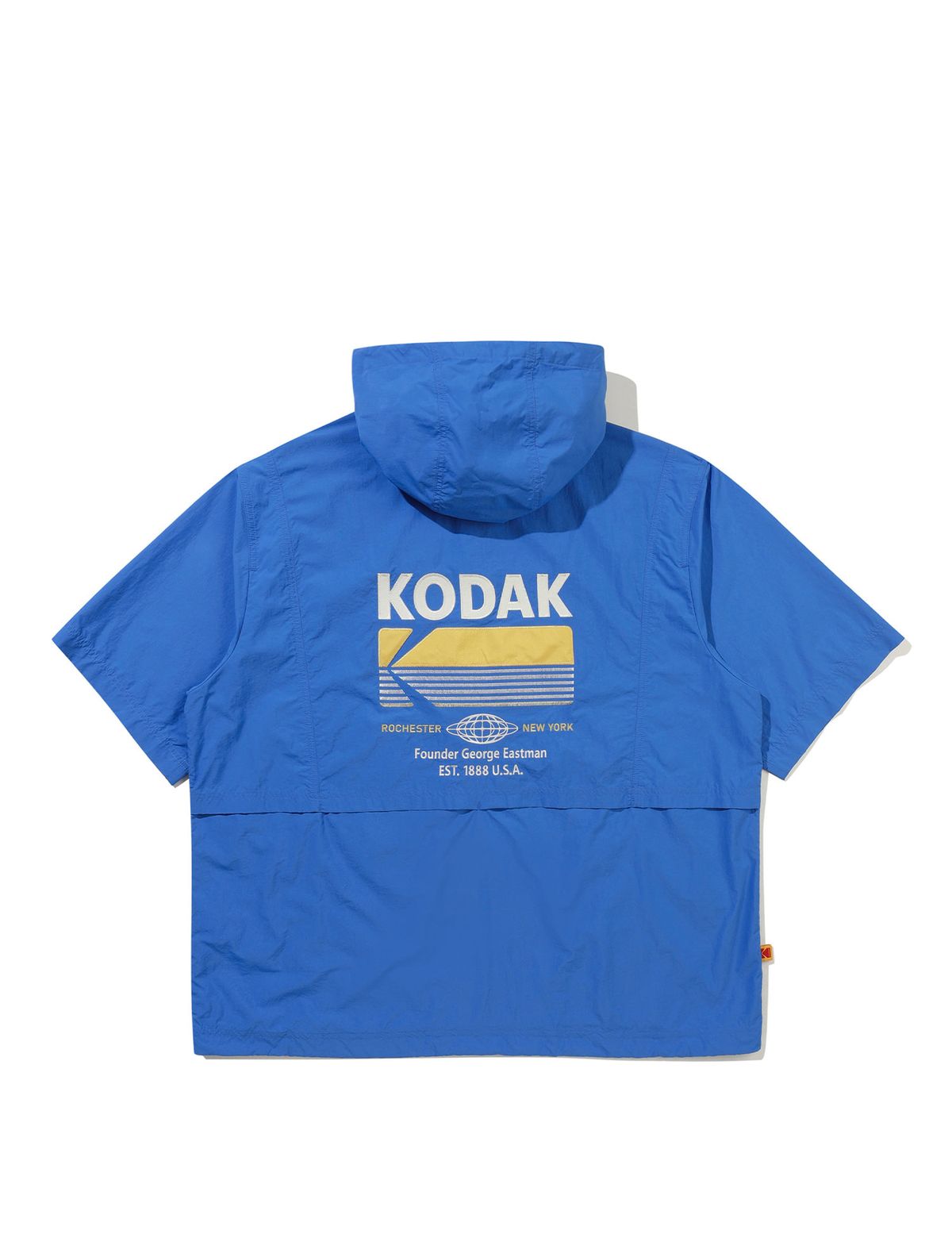 코닥(KODAK) 브리즈팝 쿨 반팔 후드 아노락 BLUE