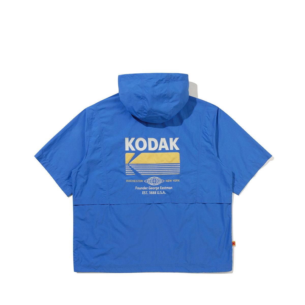 코닥(KODAK) 브리즈팝 쿨 반팔 후드 아노락 BLUE