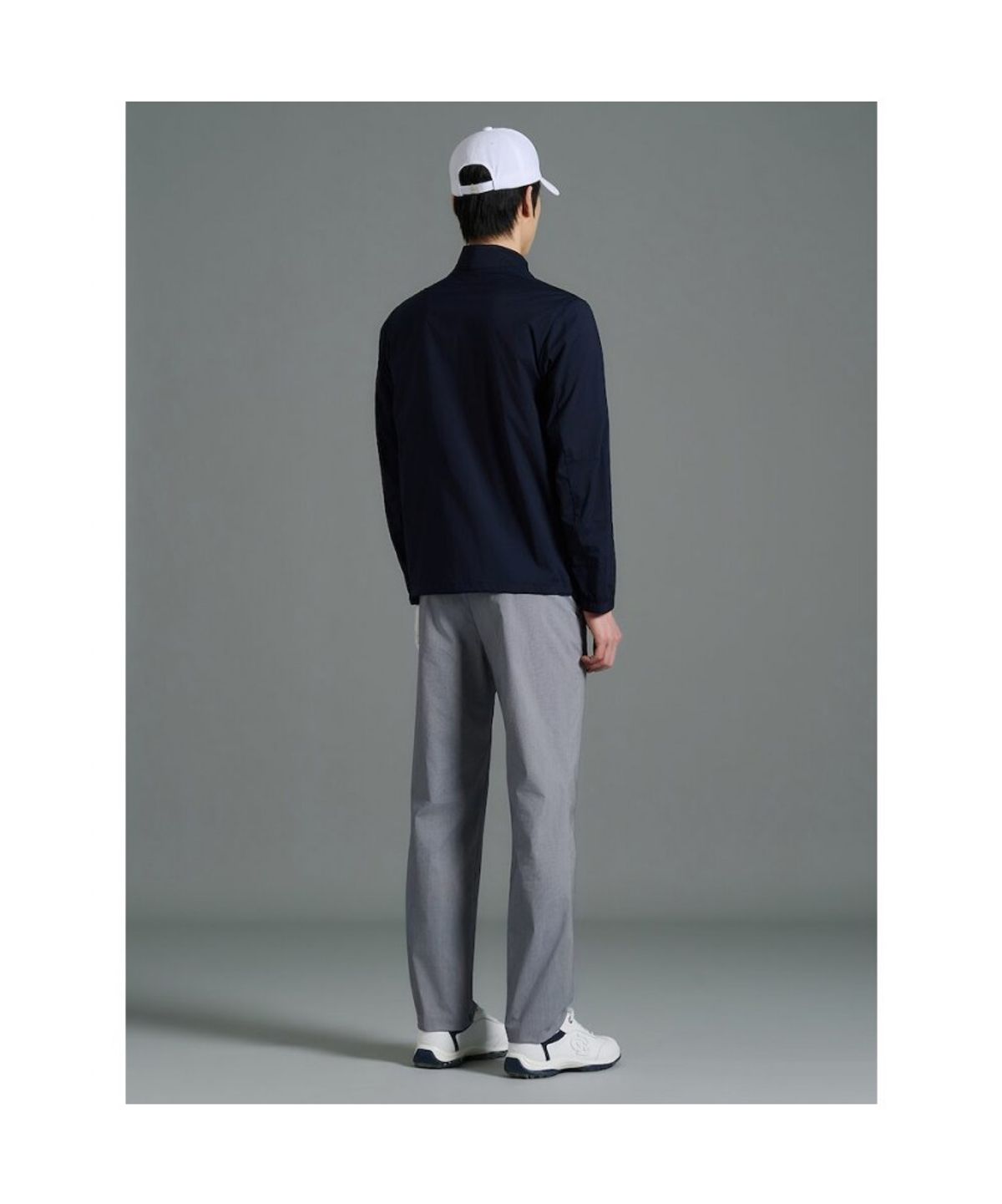 빈폴골프(BEANPOLE GOLF) 남성 경량 펀칭 점퍼 - 네이비