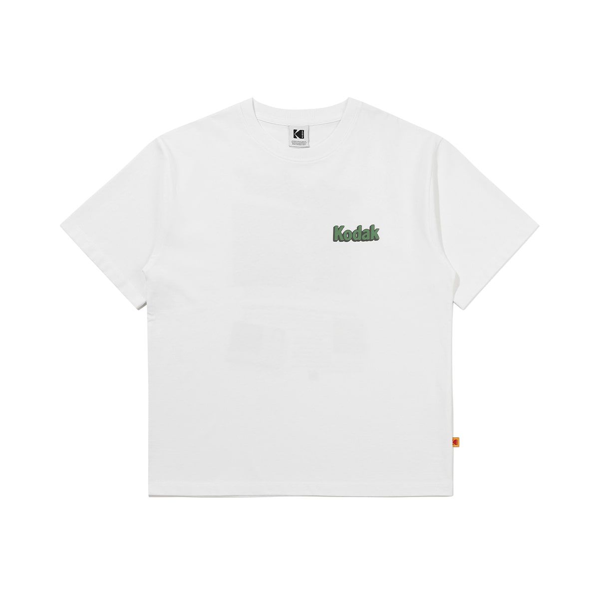 코닥(KODAK) 에어로쿨 세이 코닥 그래픽 반팔 티셔츠 WHITE