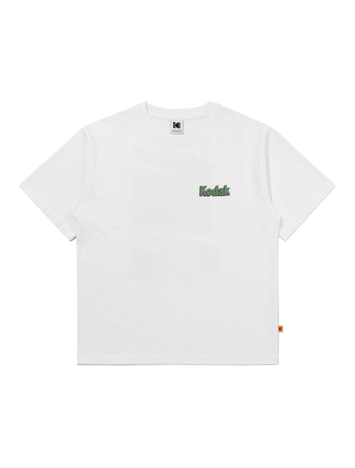 코닥(KODAK) 에어로쿨 세이 코닥 그래픽 반팔 티셔츠 WHITE