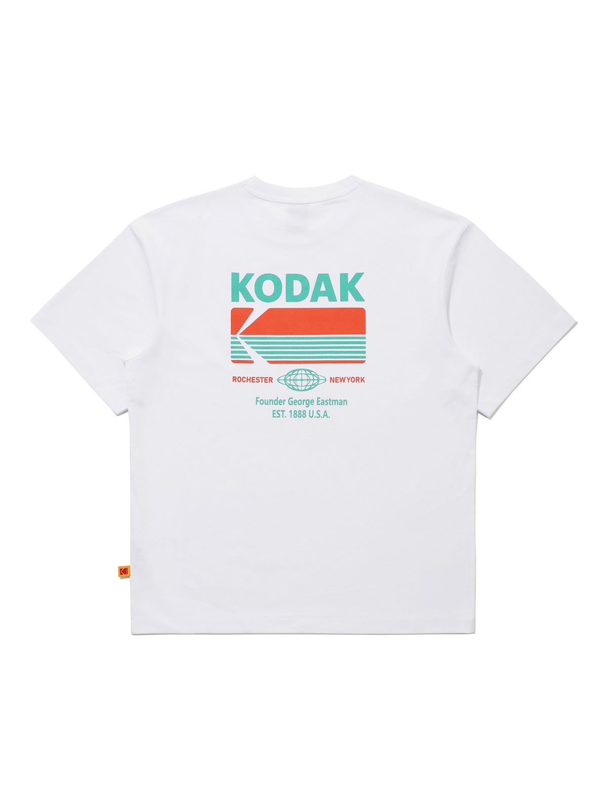 코닥(KODAK) 브리즈팝 에어로쿨 빅그래픽 반팔 티셔츠 WHITE