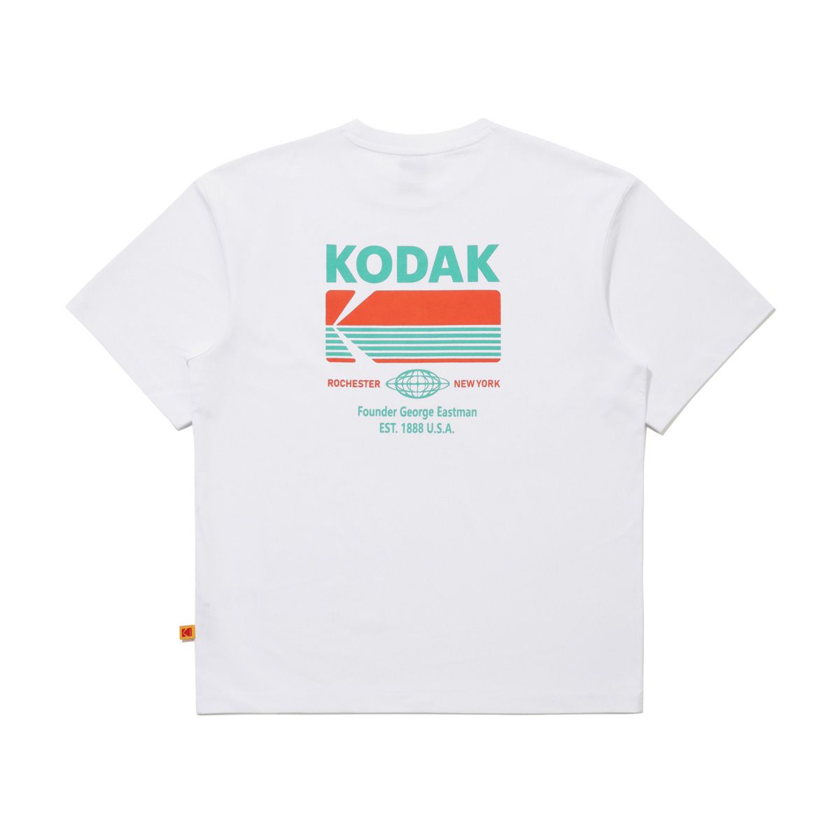 코닥(KODAK) 브리즈팝 에어로쿨 빅그래픽 반팔 티셔츠 WHITE
