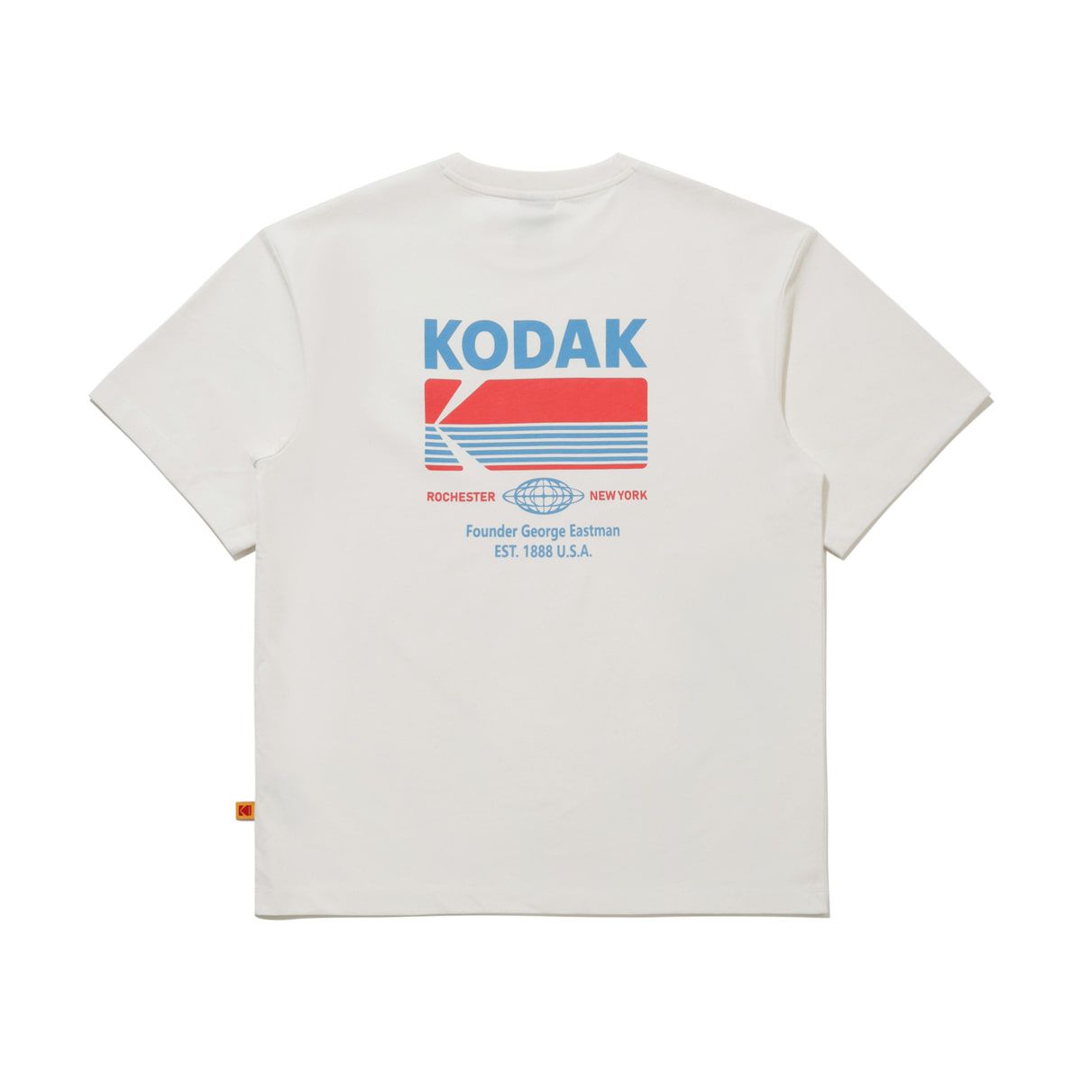 코닥(KODAK) 브리즈팝 에어로쿨 빅그래픽 반팔 티셔츠 IVORY