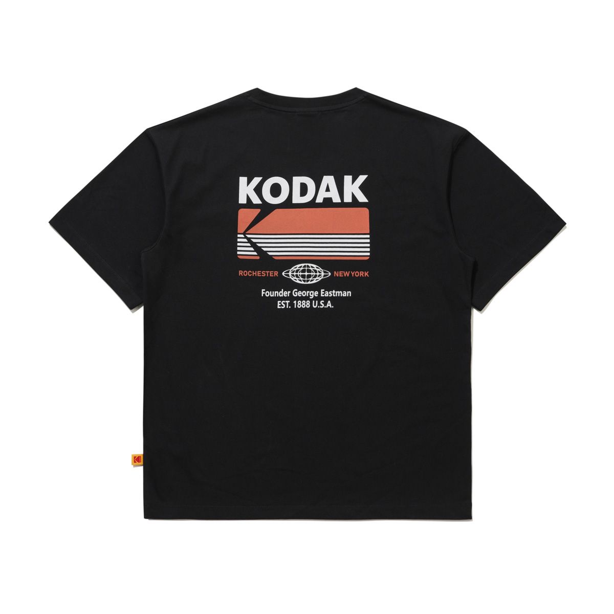 코닥(KODAK) 브리즈팝 에어로쿨 빅그래픽 반팔 티셔츠 BLACK