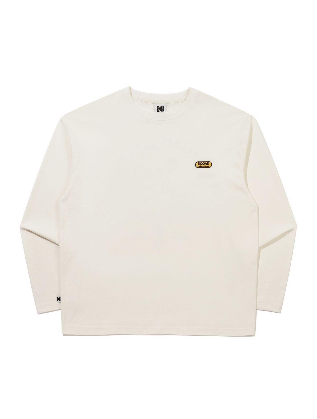 코닥(KODAK) 골드모먼트 그래픽 긴팔 티셔츠 IVORY