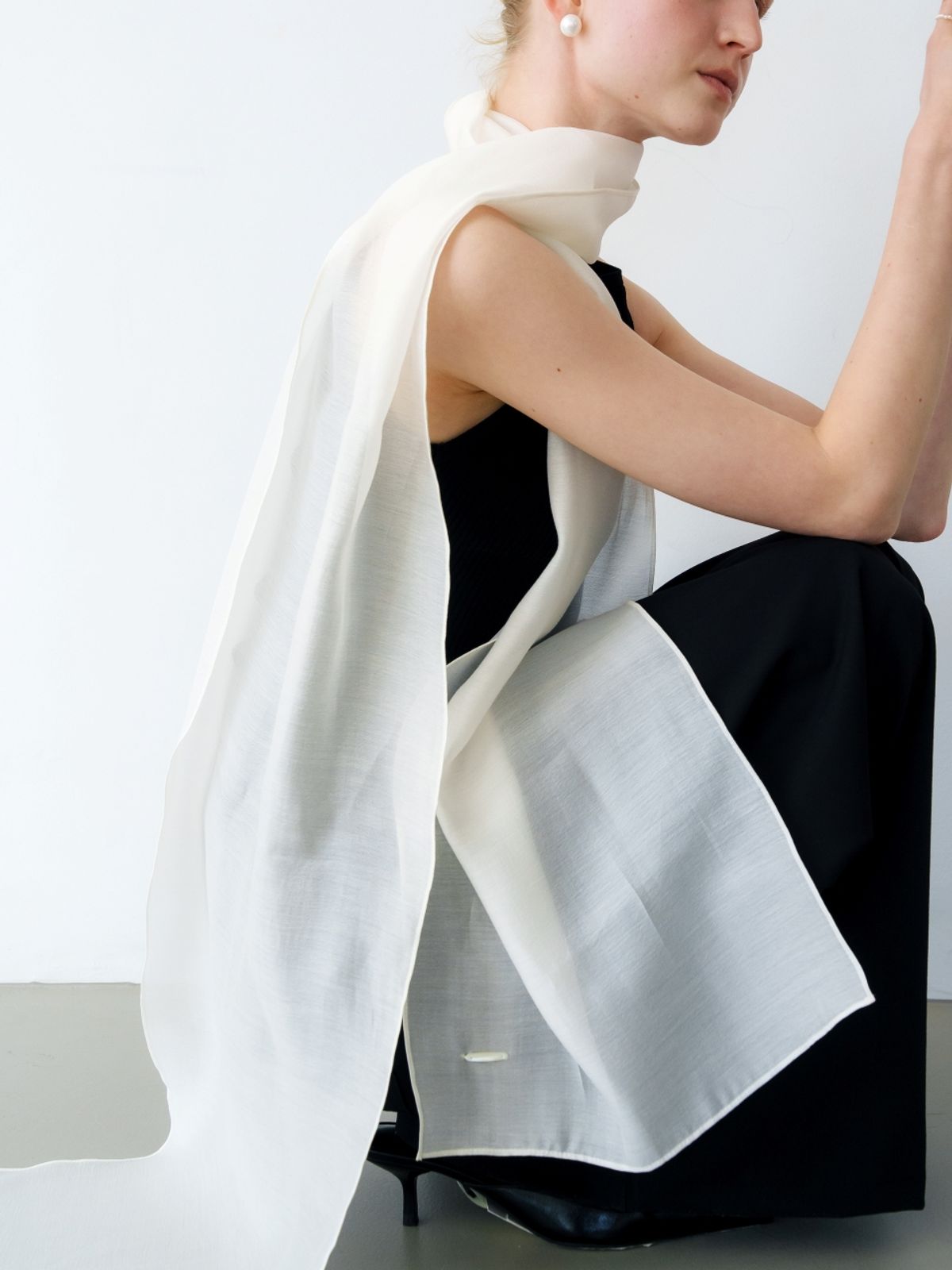 러브미몬스터(LOVE ME MONSTER) Pure Fog Big Scarf (L261MSF010)
