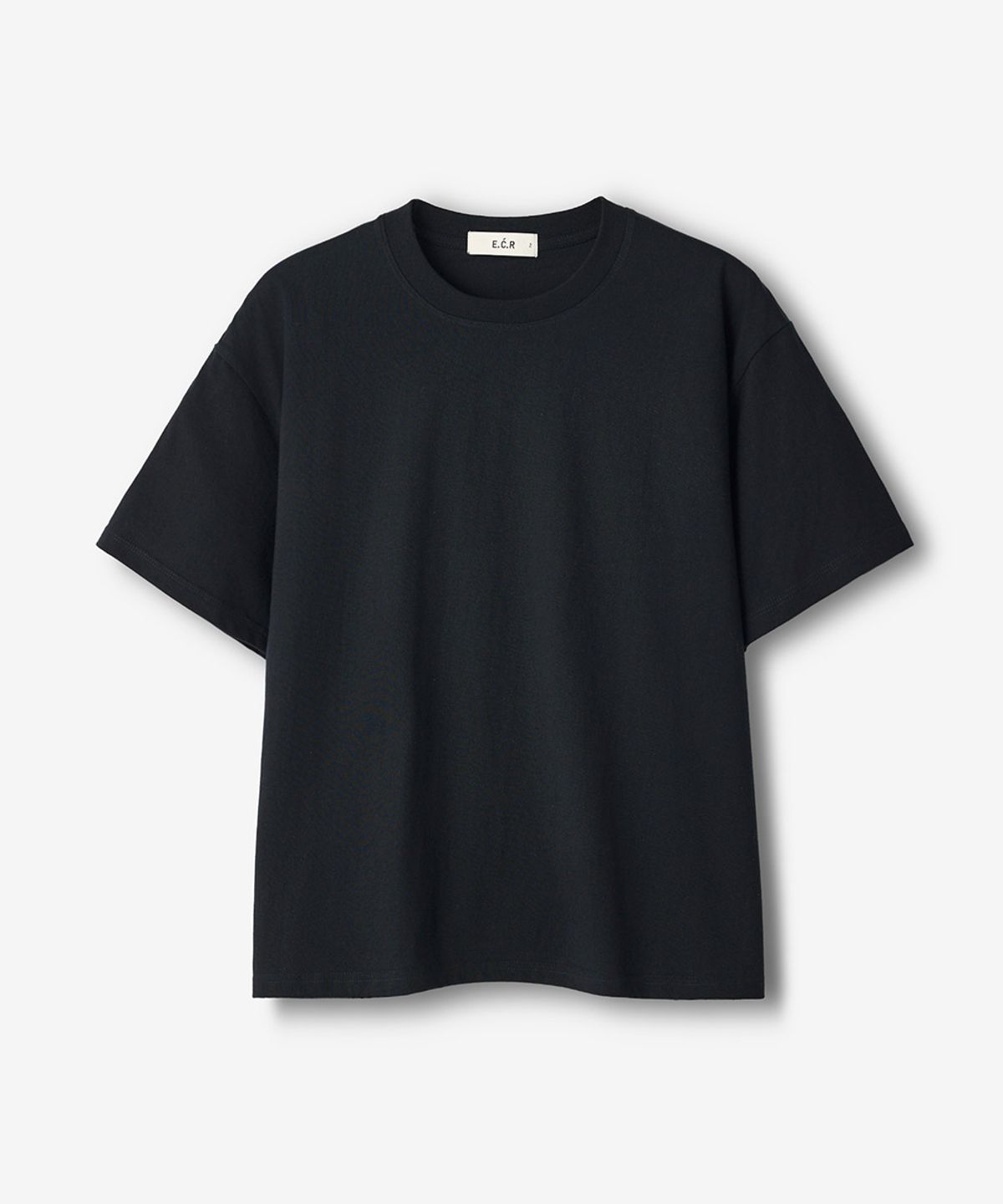 이코르(ECORR) [2PACK] 데일리 크롭 무지 반팔 티셔츠 : 5COLOR