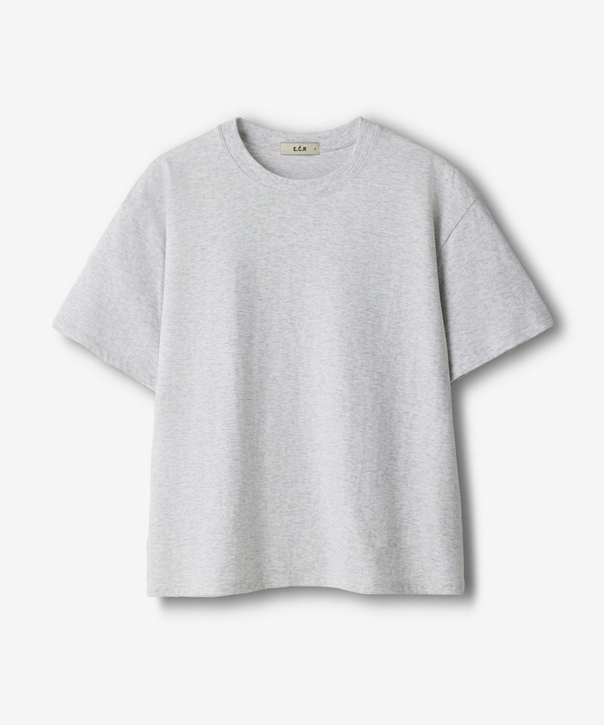 이코르(ECORR) [2PACK] 데일리 크롭 무지 반팔 티셔츠 : 5COLOR
