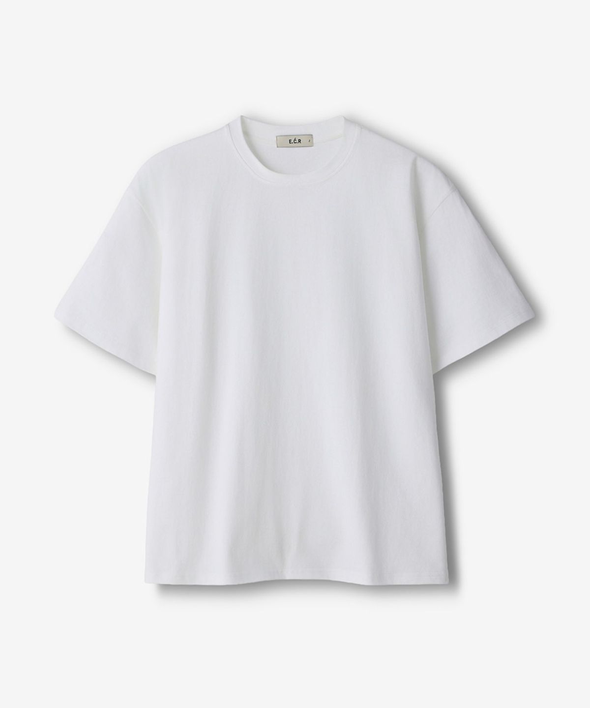 이코르(ECORR) [2PACK] 데일리 크롭 무지 반팔 티셔츠 : 5COLOR
