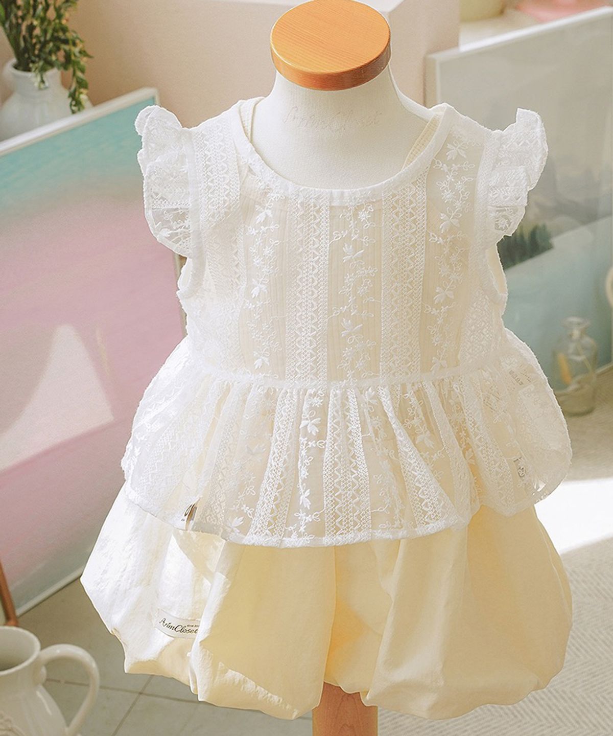 아림클로젯(ARIMCLOSET) 살랑이는 바람에 귀여운 벌룬팬츠라죠 - 아기 여름바지