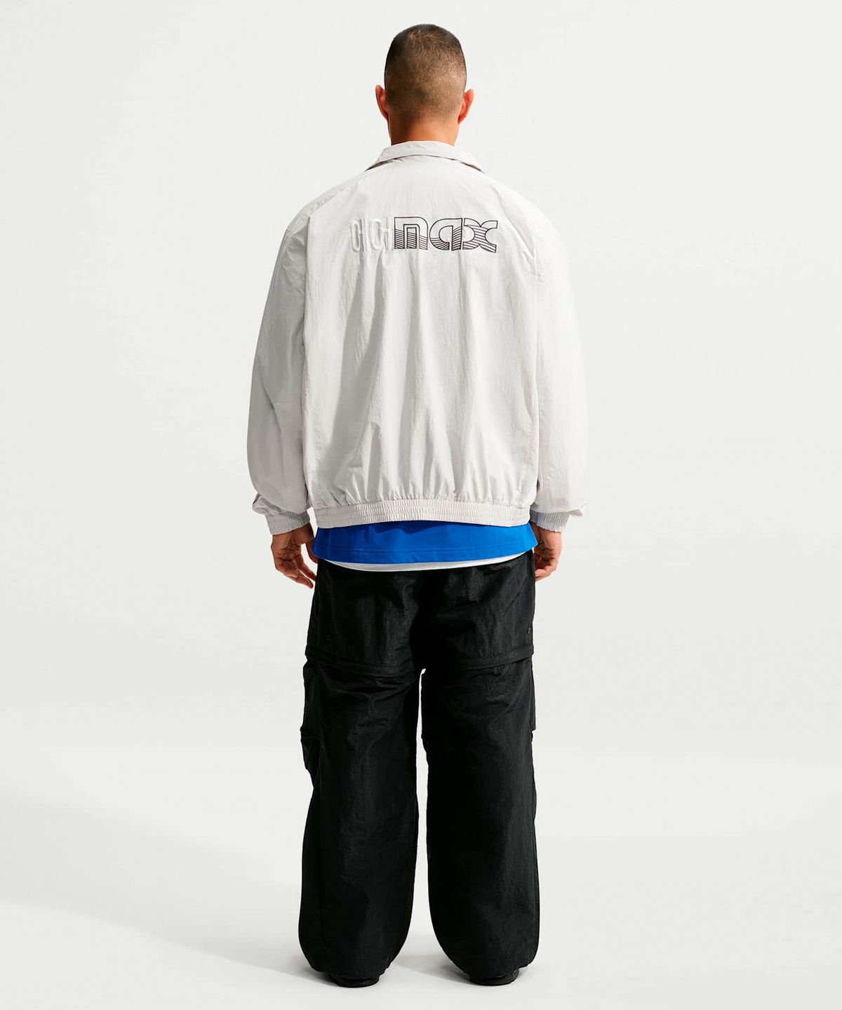 나이키(NIKE) 스포츠웨어 우븐 트랙 재킷 M - 배스트 그레이:블루 제이 / IR6674-078