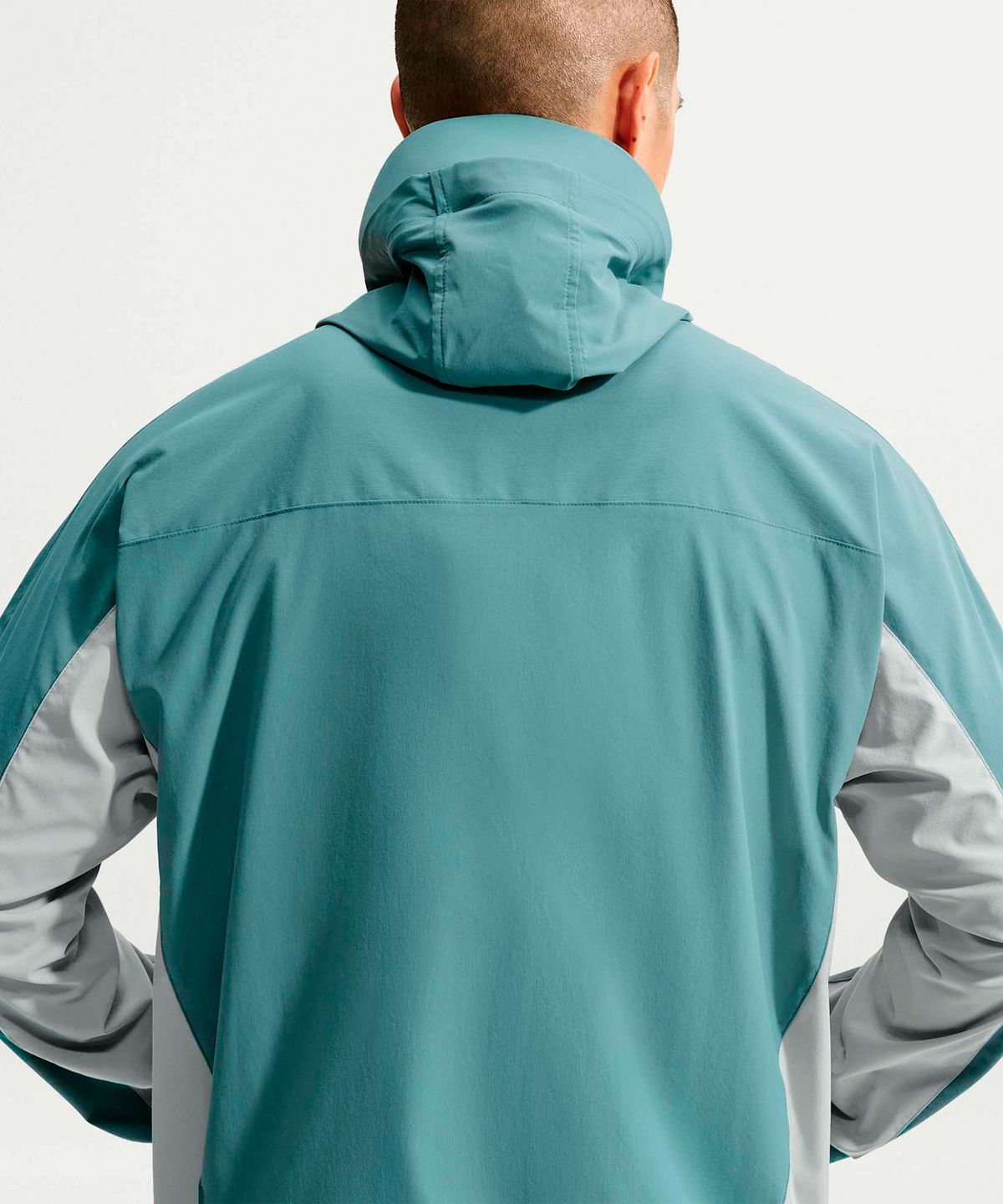 나이키(NIKE) 테크 헬리오스 드라이 핏 긴소매 셸 M - 미네랄 슬레이트:라이트 퍼미스:블랙 / IF0904-382