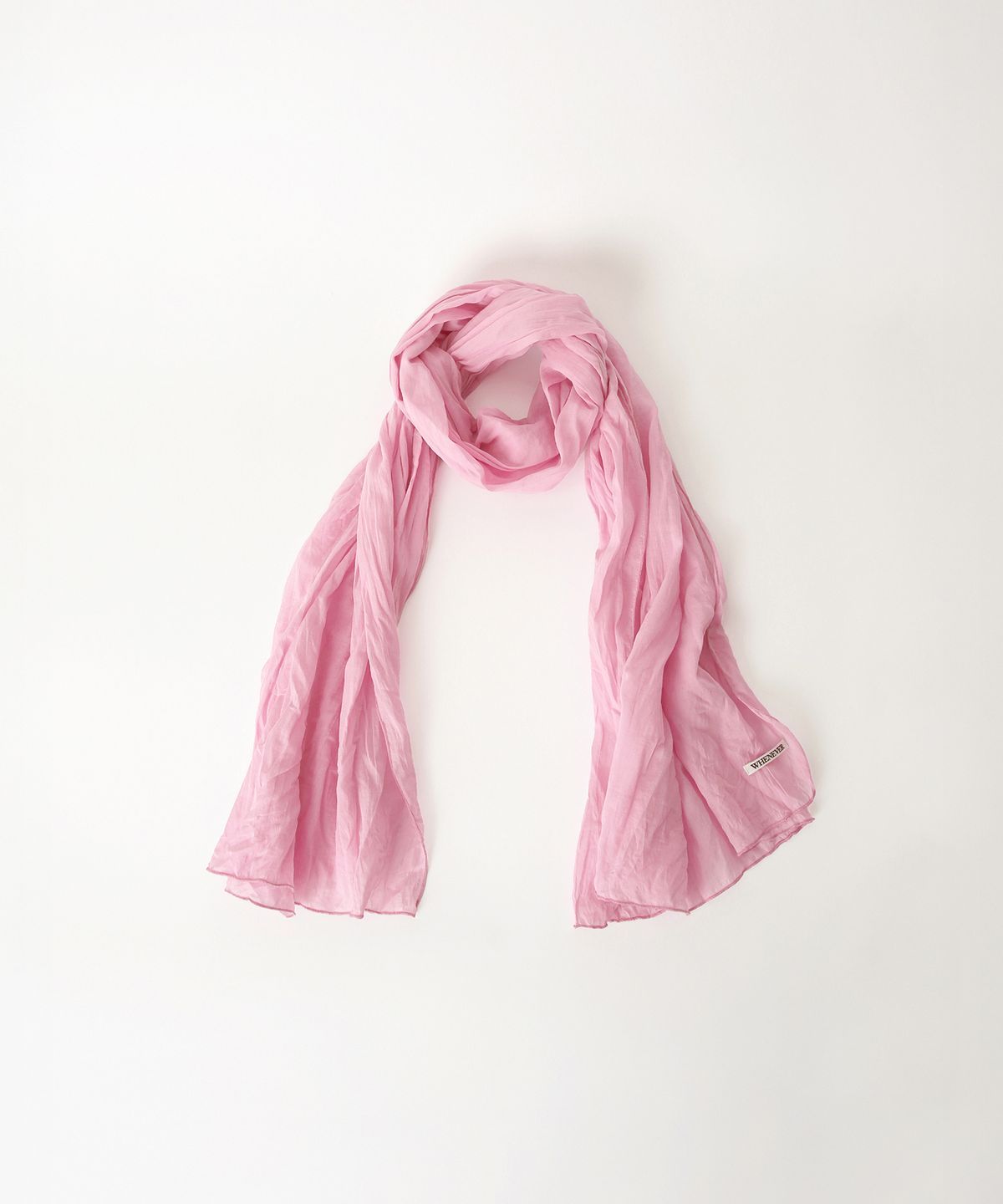르바(LEVAR) Sheer Cotton Scarf - BubbleGum Pink