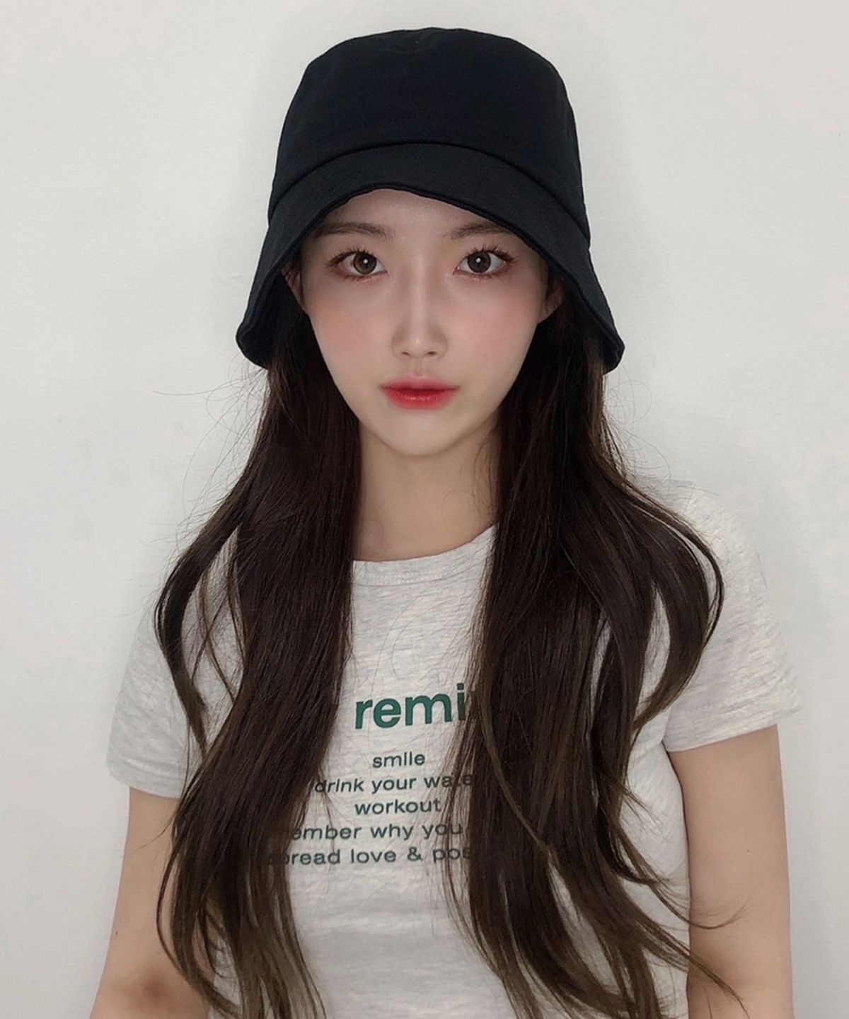 투에스핏(TOOSPIT) 오버사이즈 버킷햇 (블랙, 아이보리)