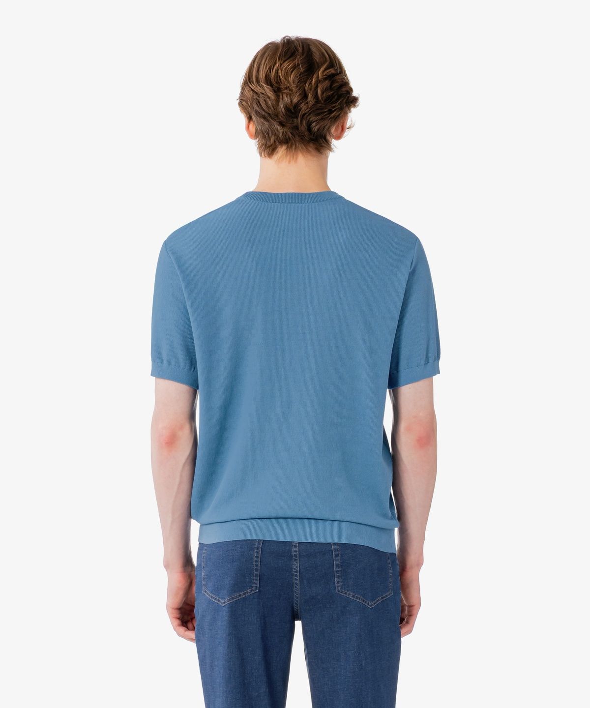 라코스테(LACOSTE) 남성 솔리드 반팔 크루넥 풀오버 AH324E-56G 776