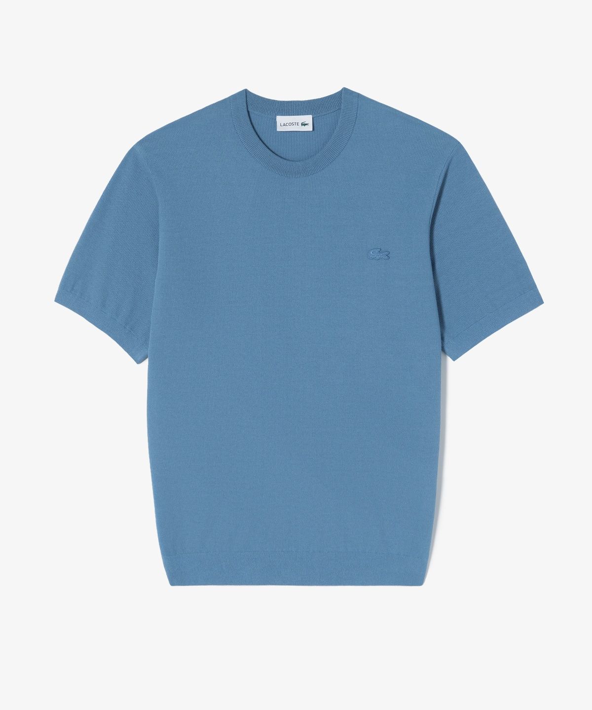 라코스테(LACOSTE) 남성 솔리드 반팔 크루넥 풀오버 AH324E-56G 776